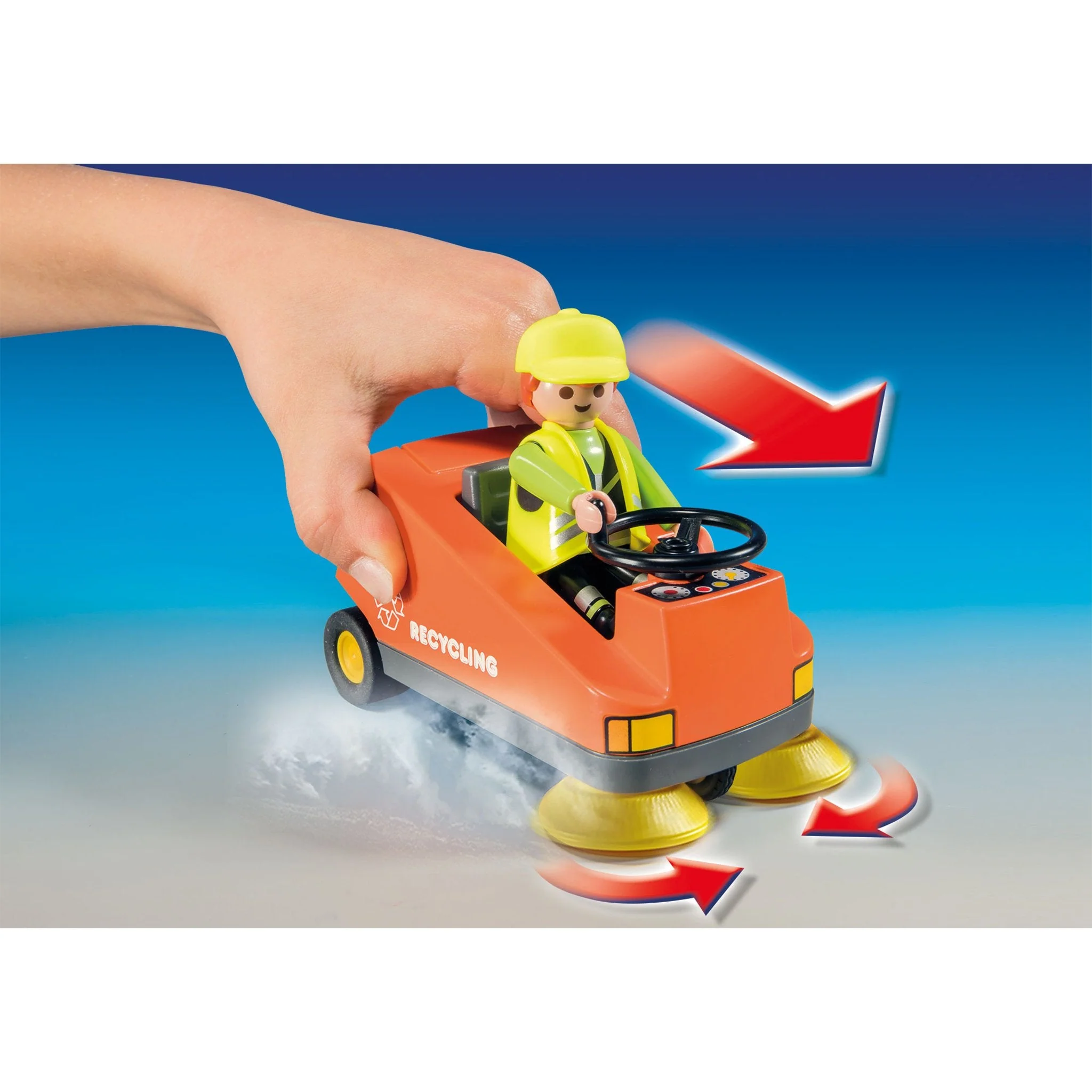 Playmobil City Life Street Sweeper - Image 4