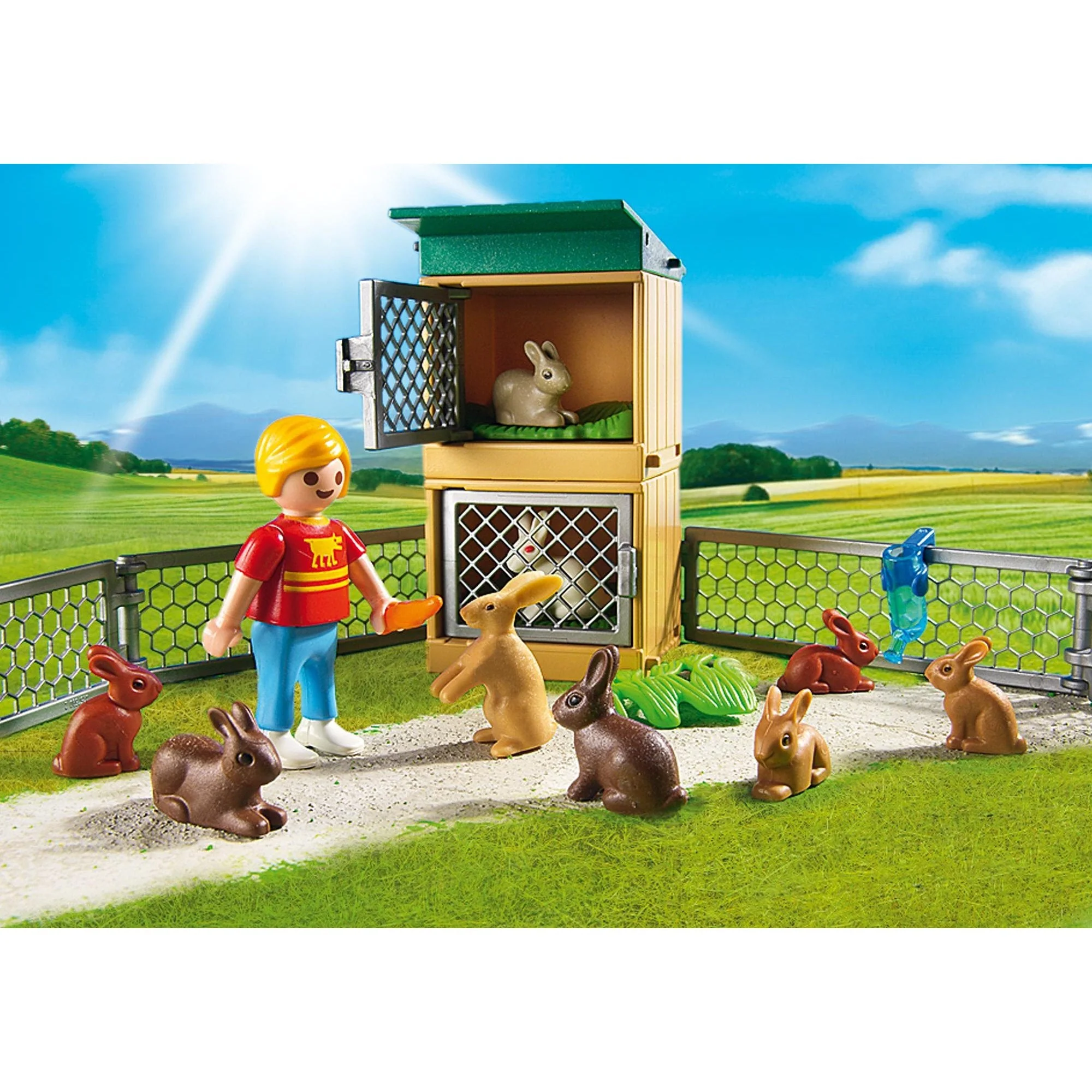 Playmobil Country Rabbit Pen with Hutch - Image 3