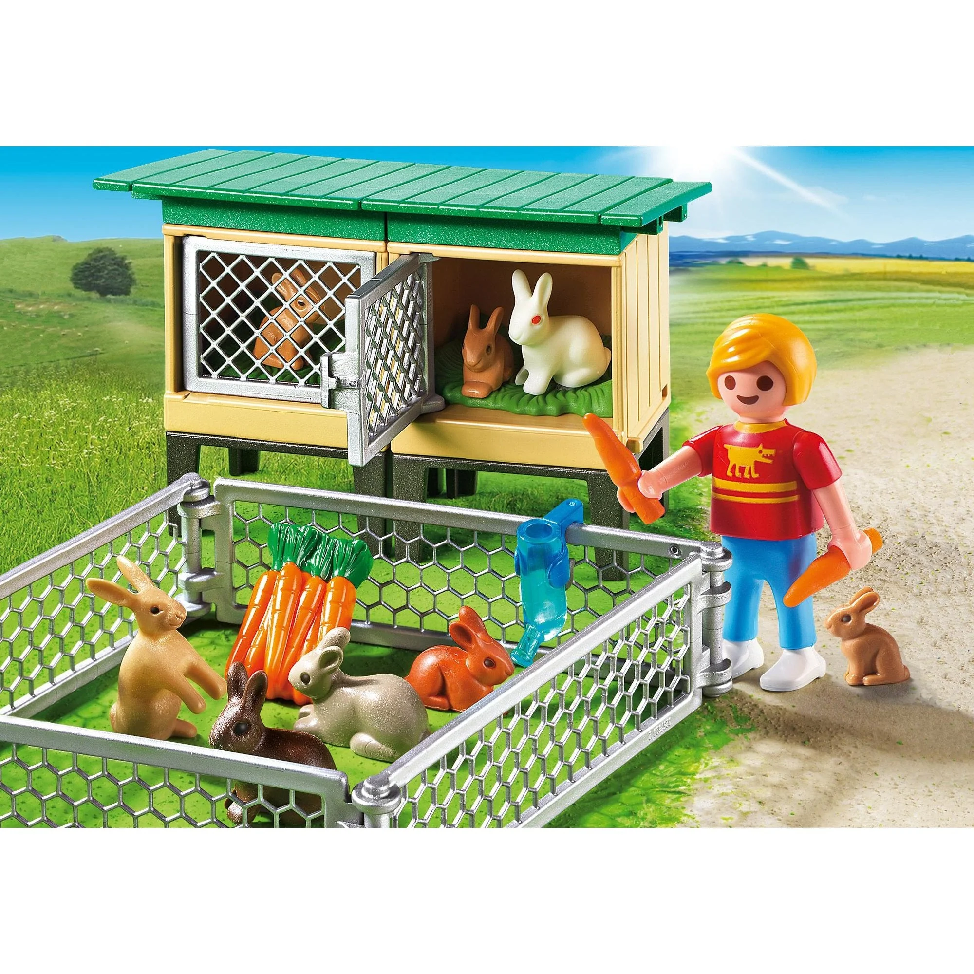 Playmobil Country Rabbit Pen with Hutch - Image 4