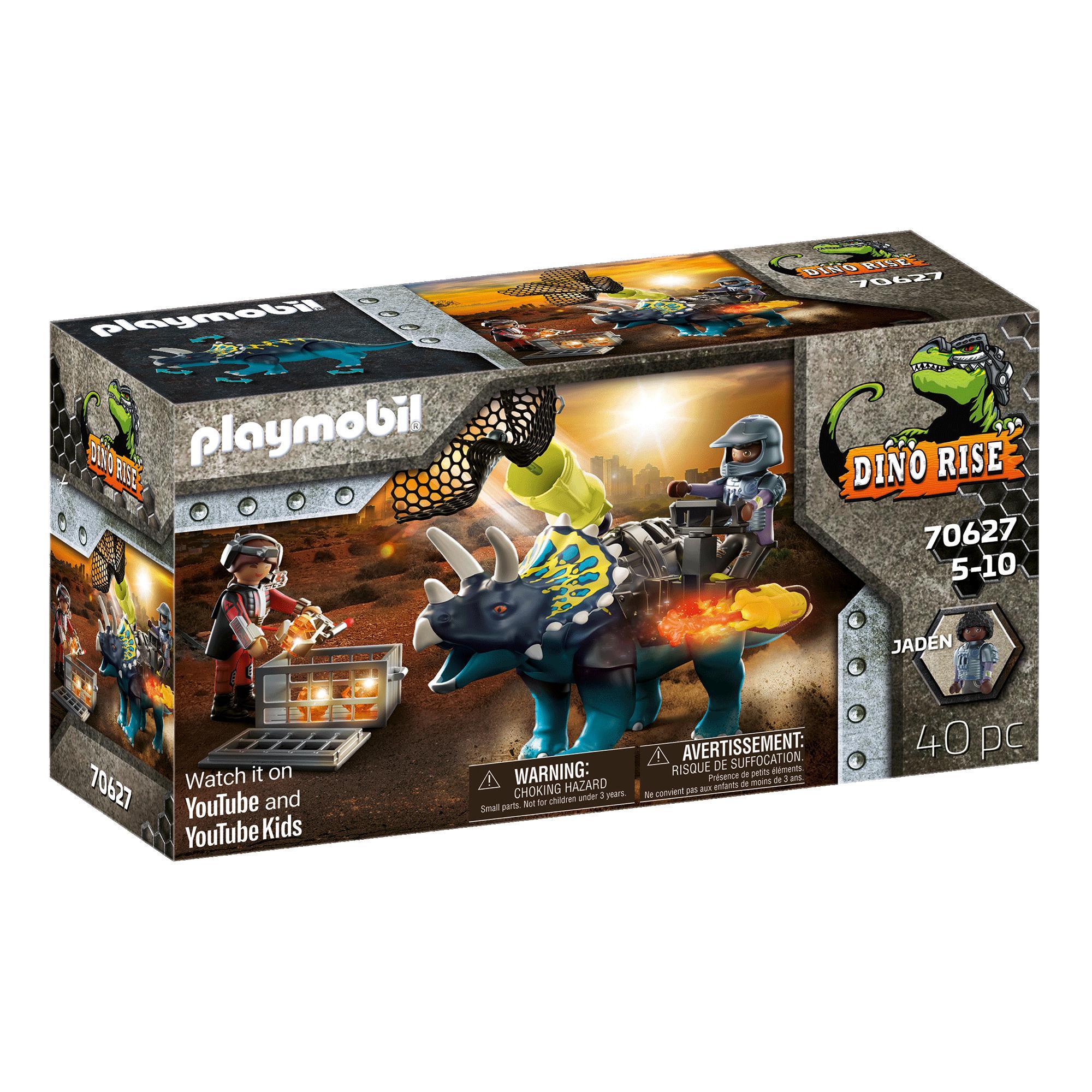 Playmobil Dino Rise Triceratops: Battle for the Legendary Stones