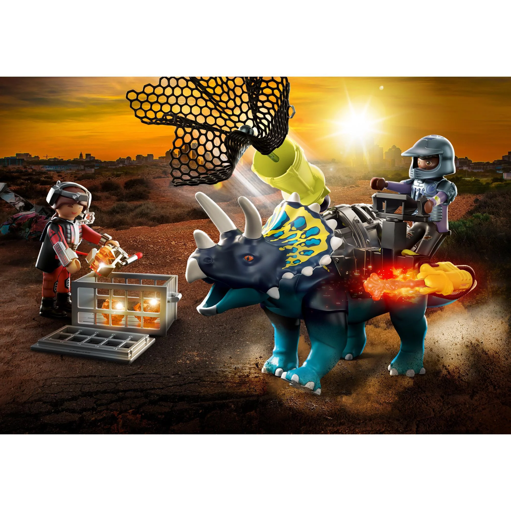 Playmobil Dino Rise Triceratops: Battle for the Legendary Stones - Image 3