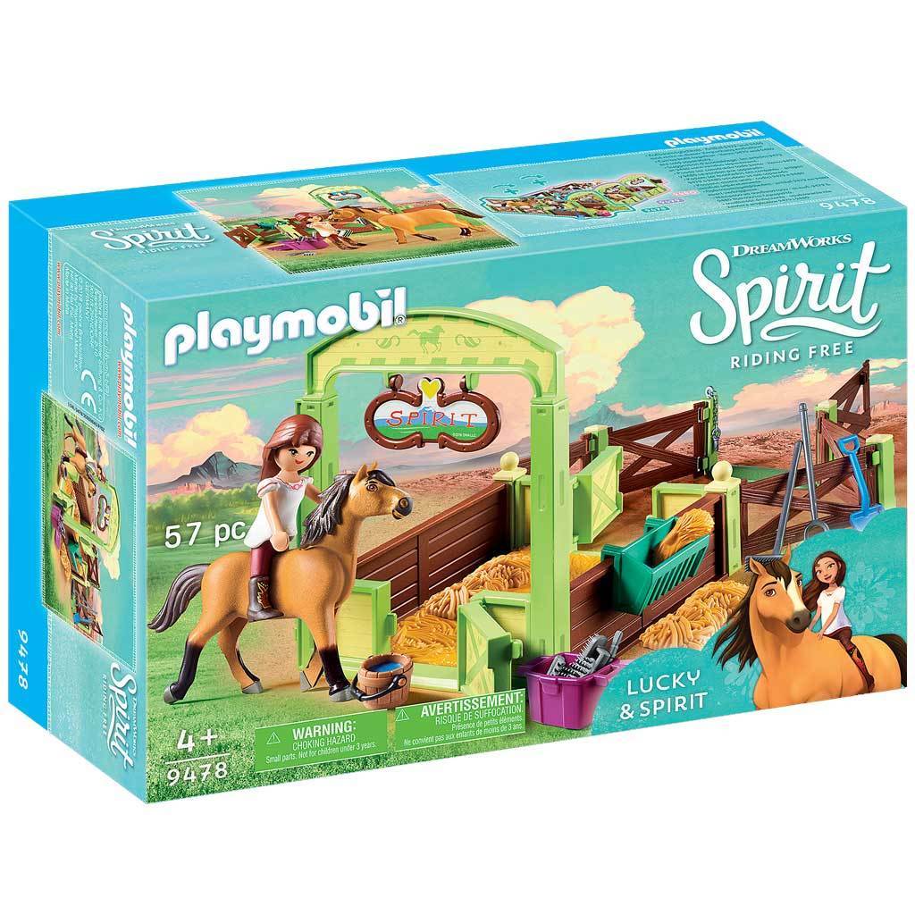 Playmobil DreamWorks Spirit Riding Free Lucky & Spirit with Horse Stall