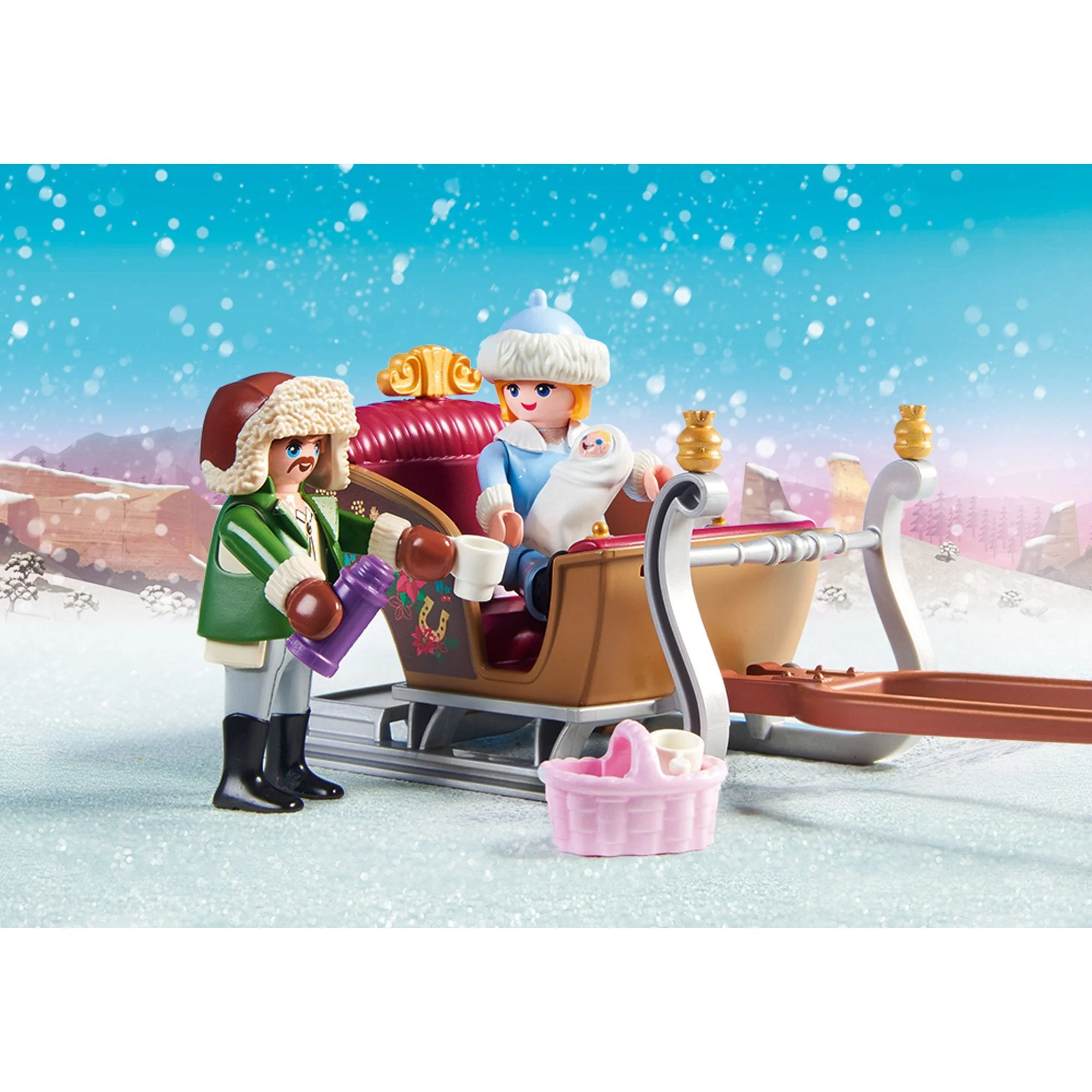 Playmobil Dreamworks Spirit Winter Sleigh Ride - Image 4