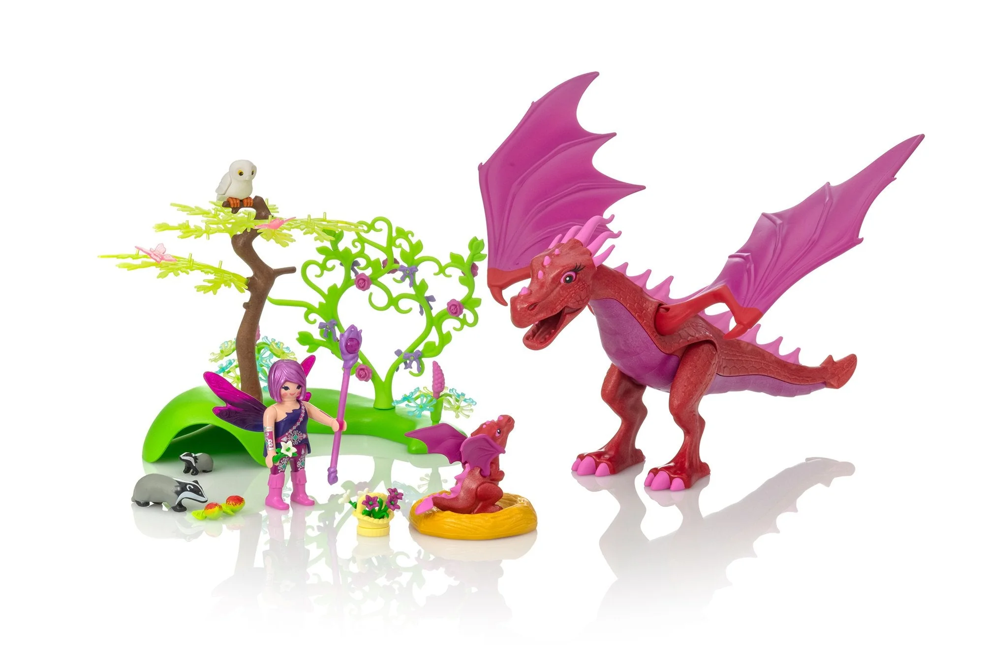 Playmobil Fairies Friendly Dragon With Baby - Image 13