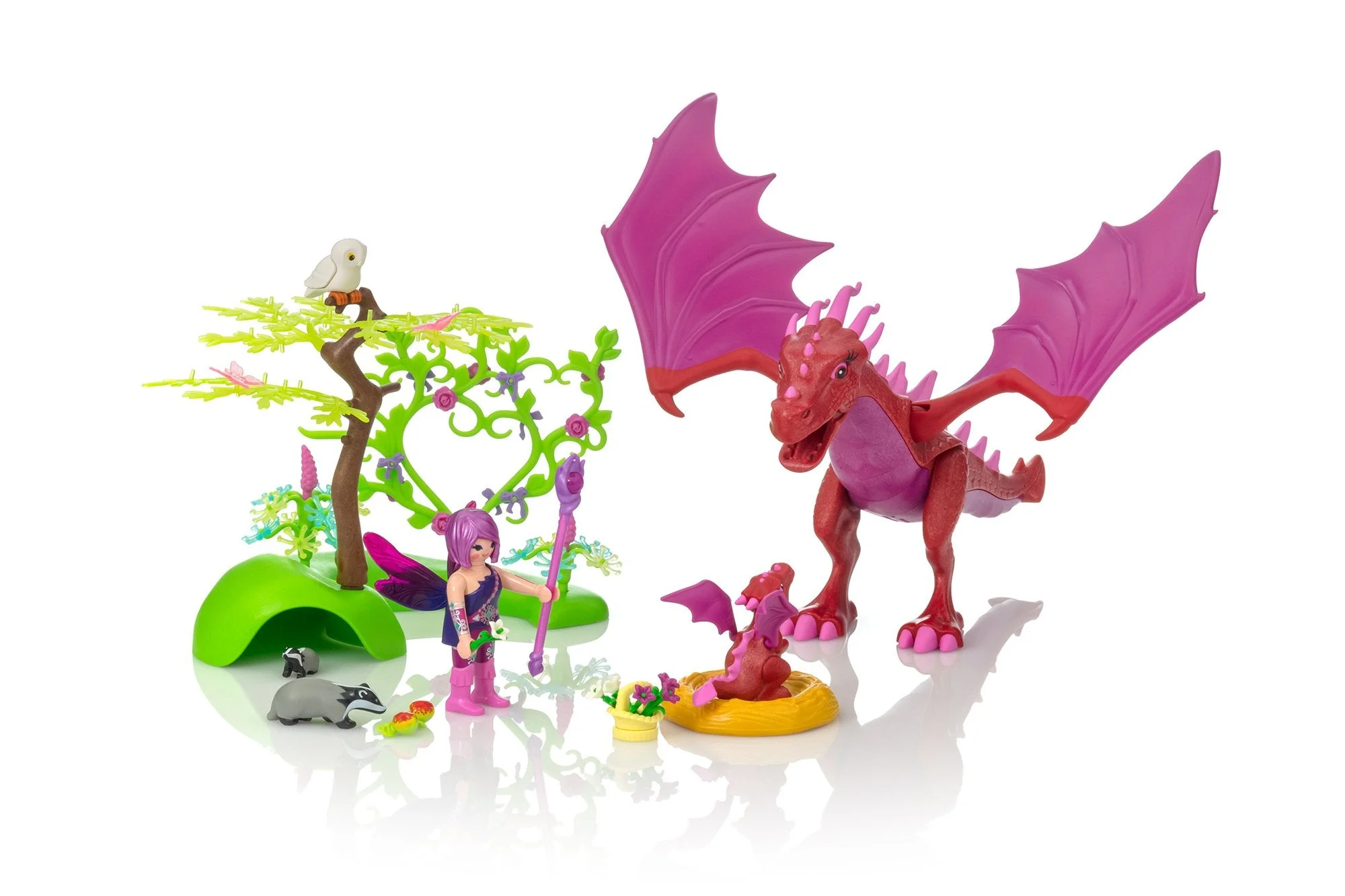 Playmobil Fairies Friendly Dragon With Baby - Image 15