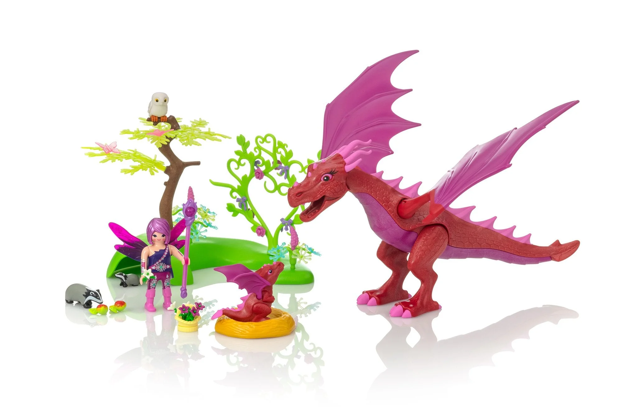 Playmobil Fairies Friendly Dragon With Baby - Image 40