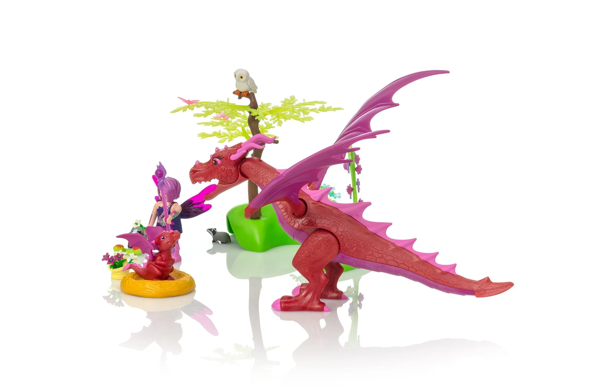 Playmobil Fairies Friendly Dragon With Baby - Image 44