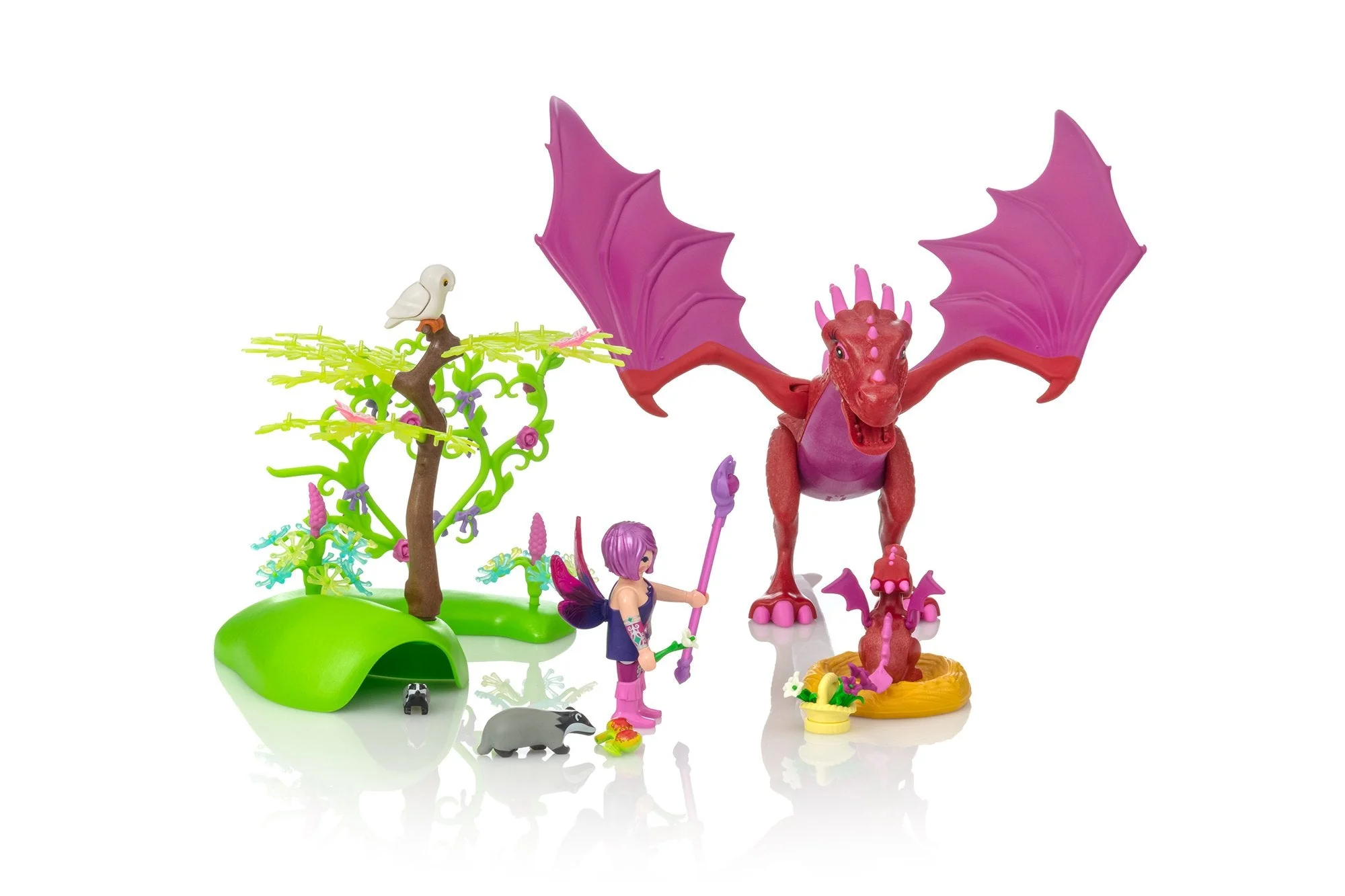 Playmobil Fairies Friendly Dragon With Baby - Image 8