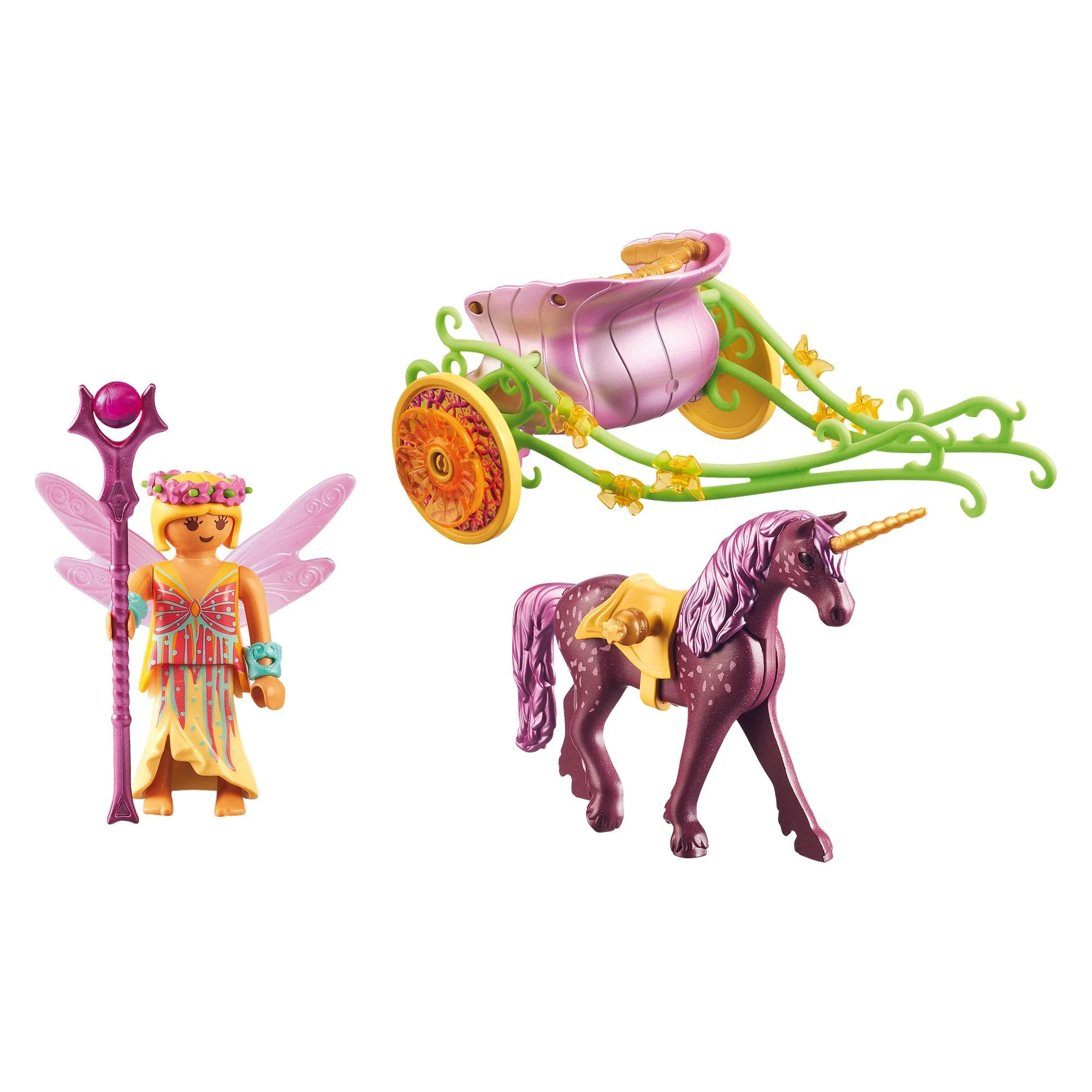 Playmobil Fairies Unicorn Fairy Carriage - Image 2