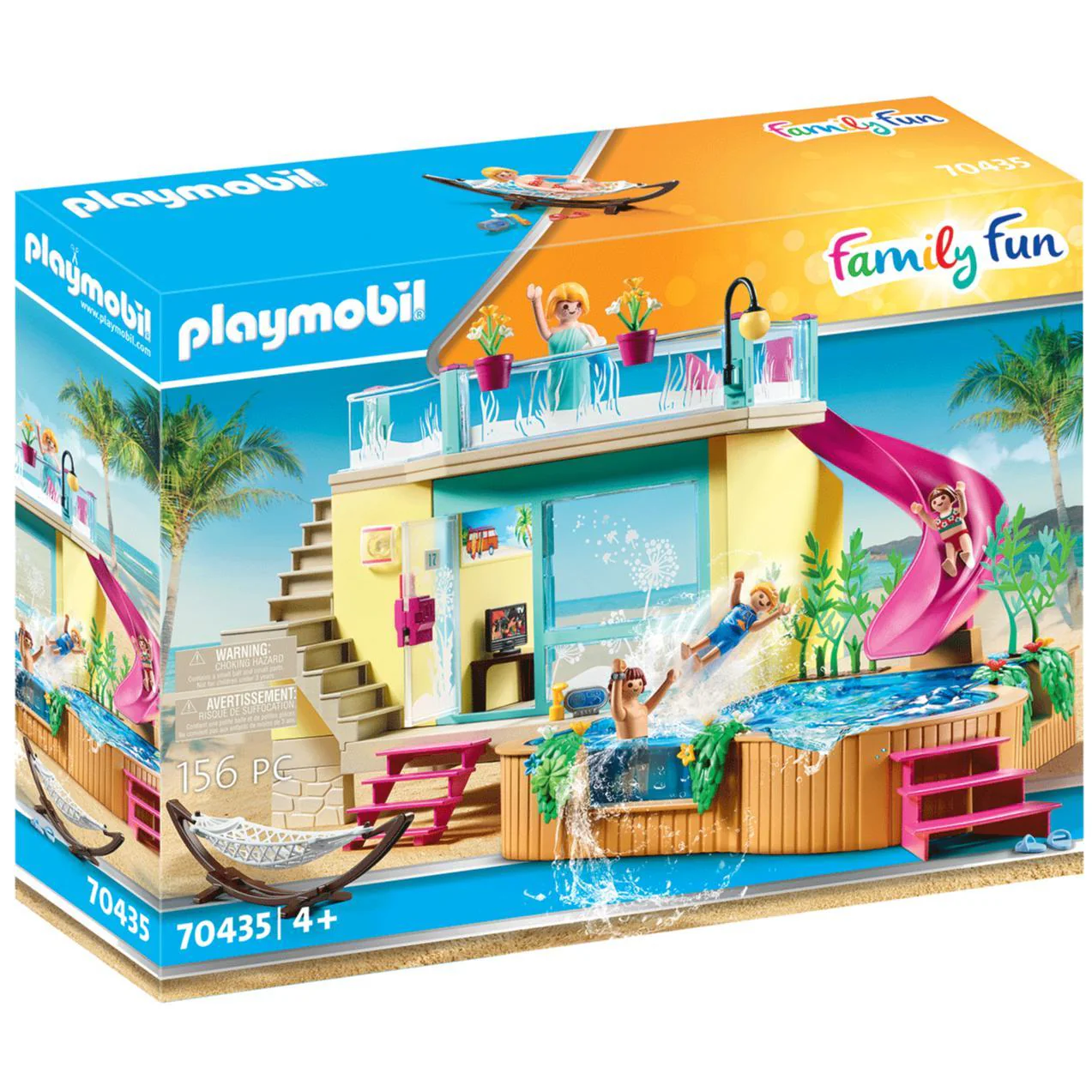 Playmobil Family Fun Bungalow with Pool