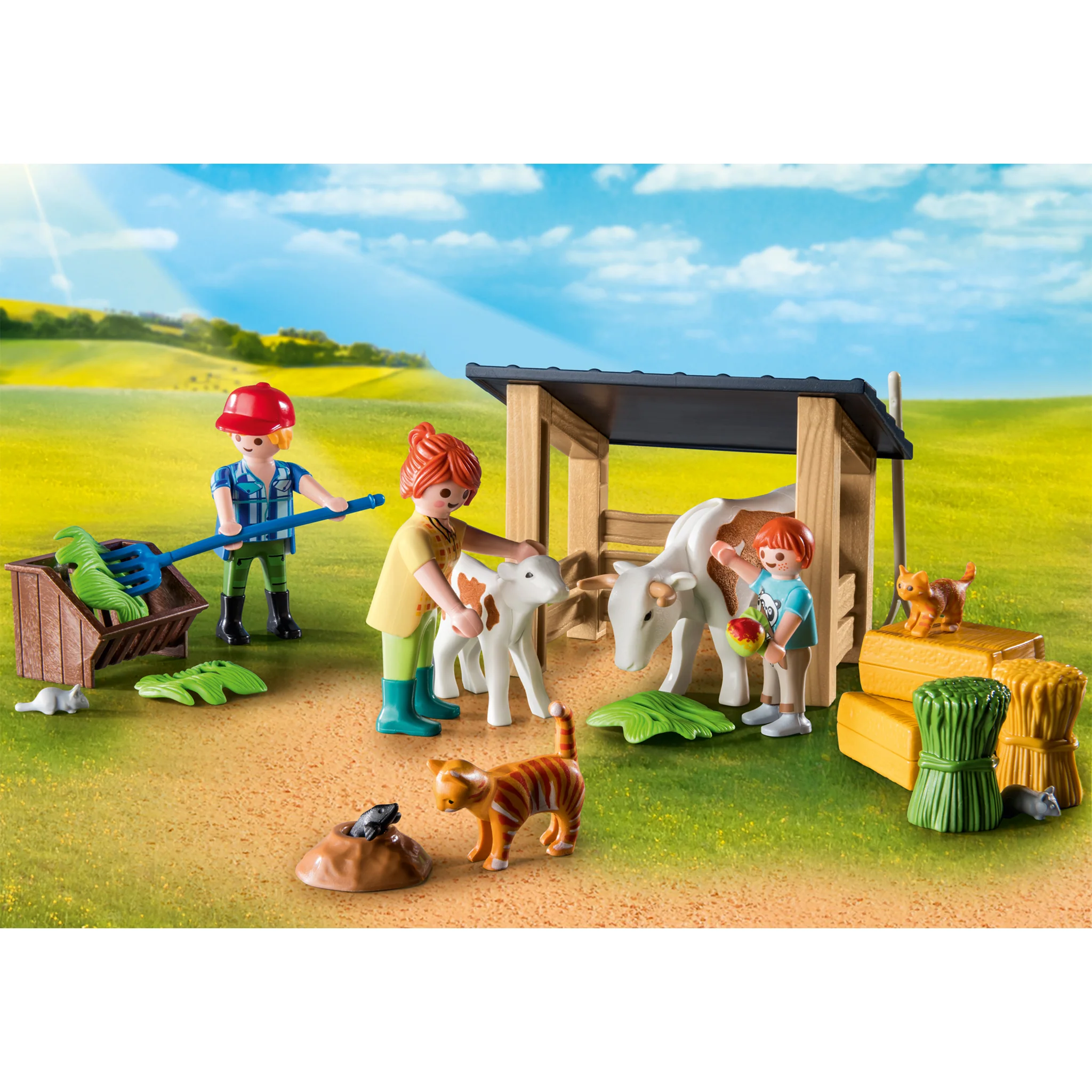 Playmobil Farmhouse with Outdoor Area - Image 5
