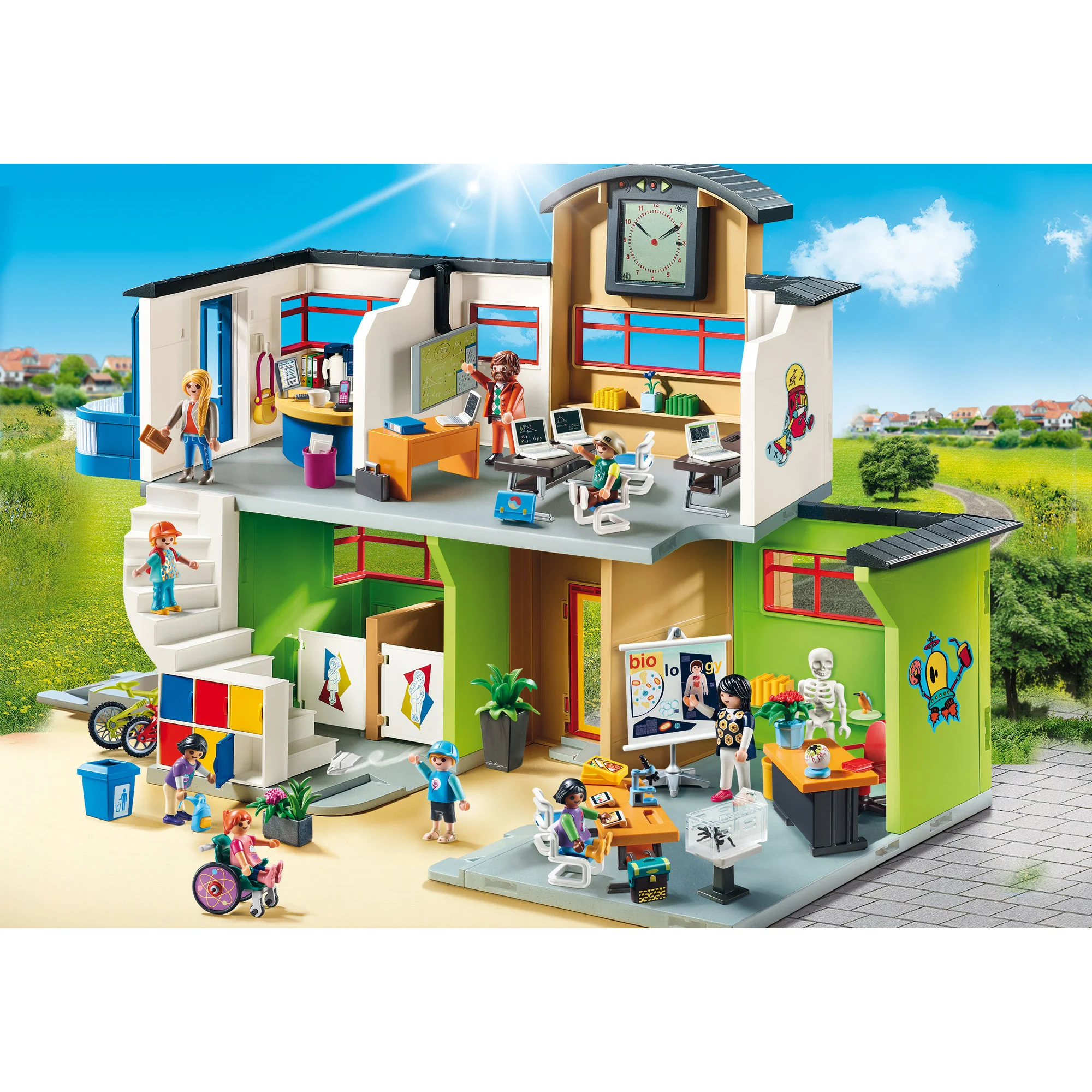 Playmobil Furnished School Building - Image 2