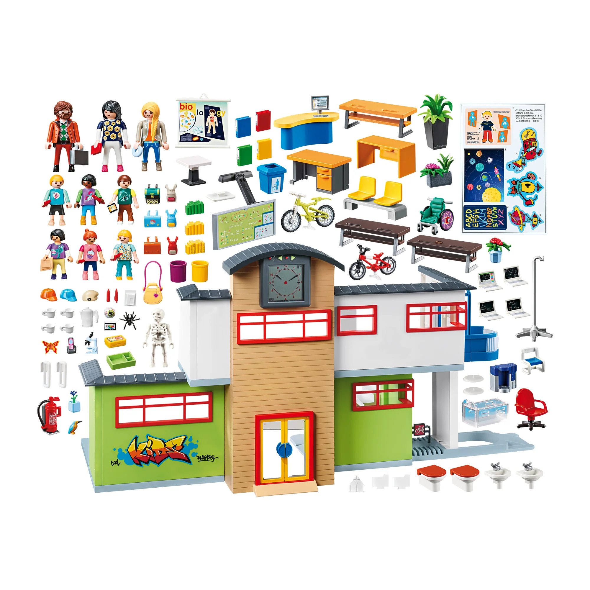 Playmobil Furnished School Building - Image 4
