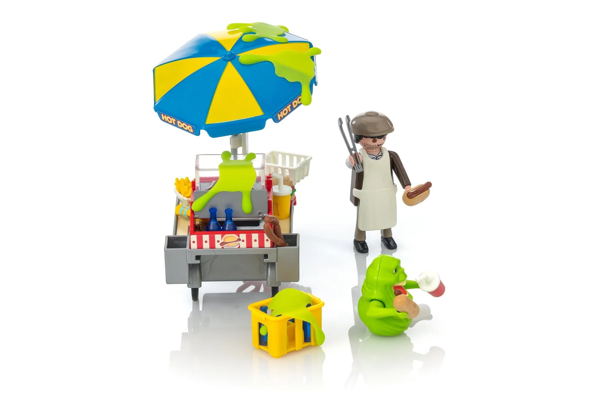 Playmobil Ghostbuster Slimer & Hotdog Stand - Image 15