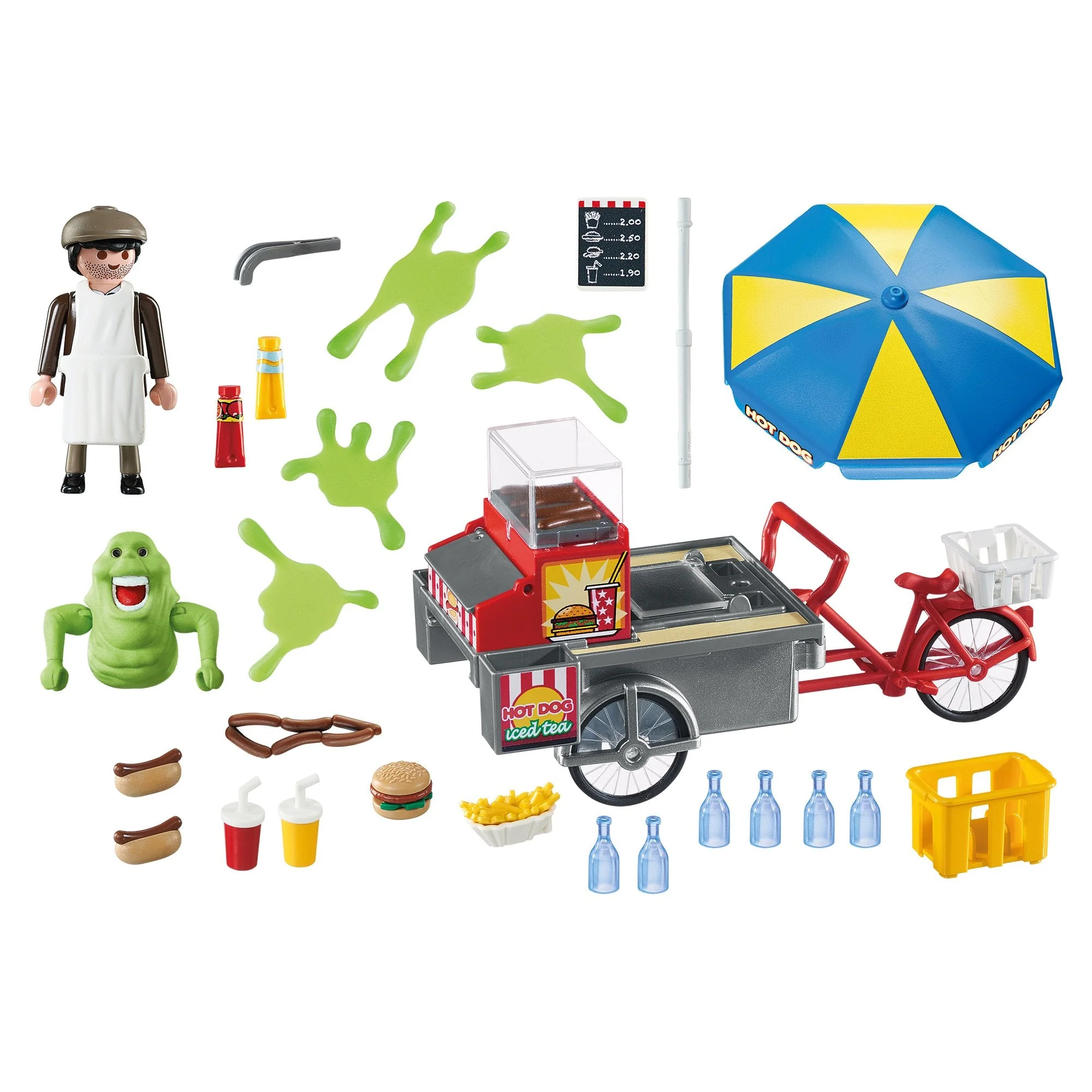 Playmobil Ghostbuster Slimer & Hotdog Stand - Image 2
