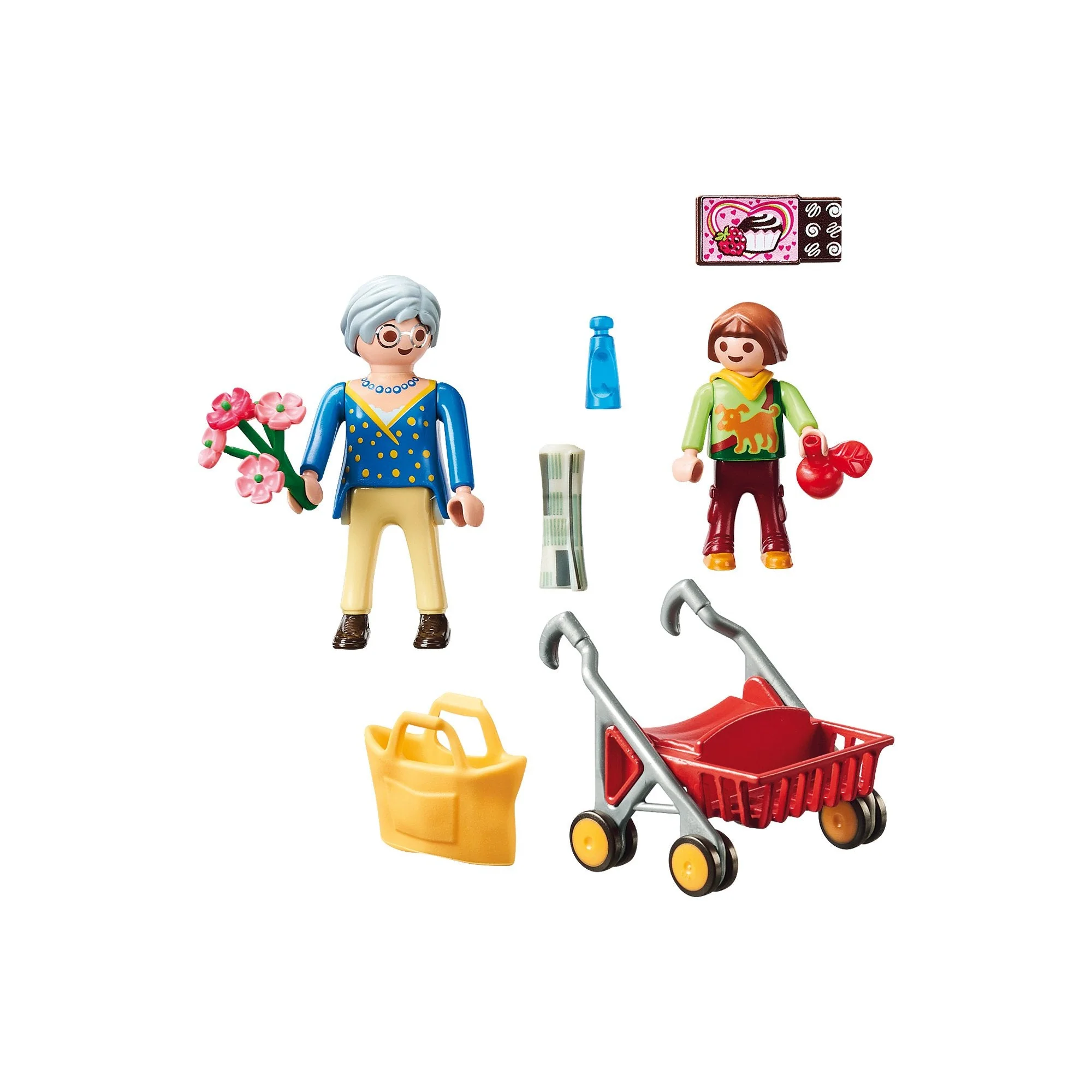 Playmobil Grandmother with Child - Image 2