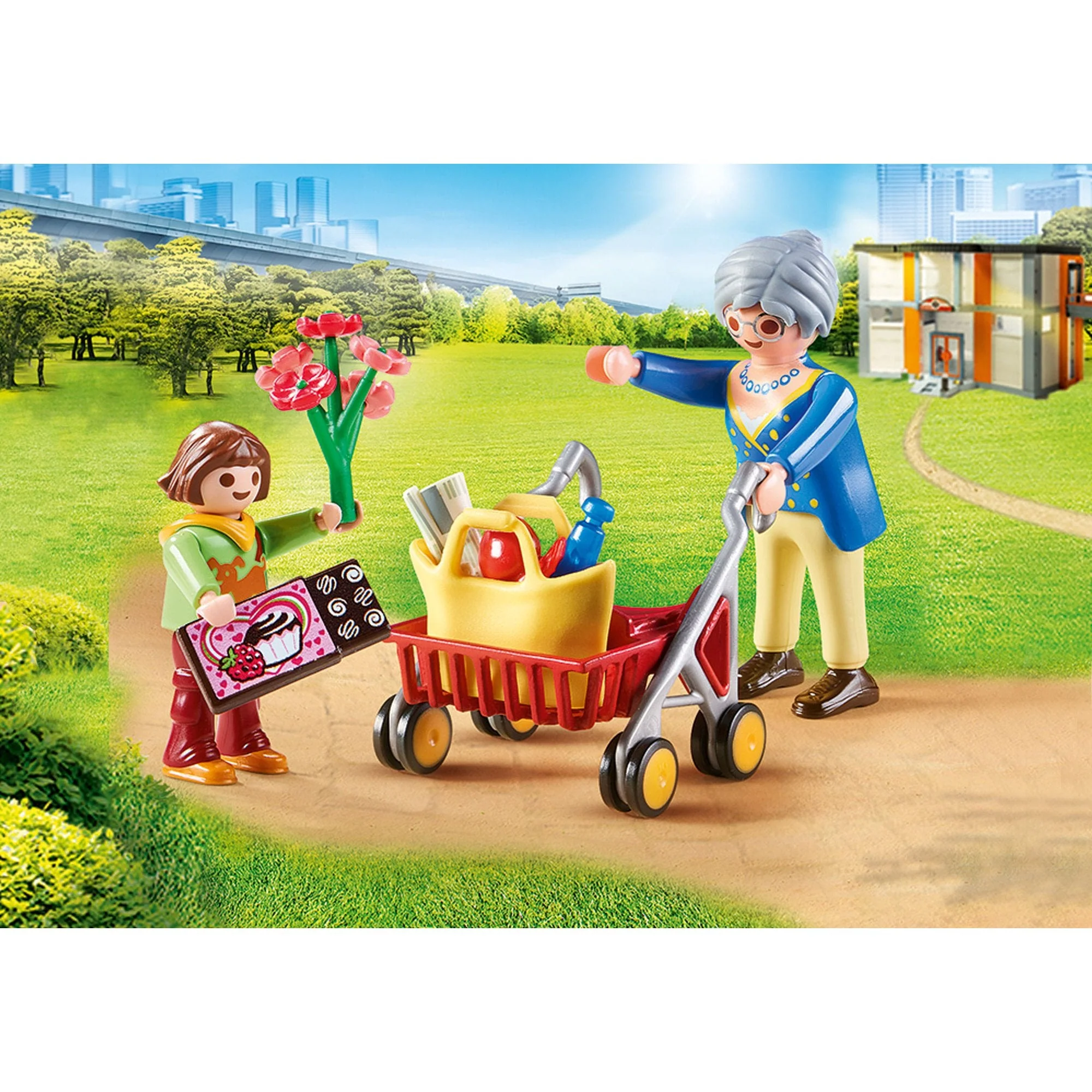 Playmobil Grandmother with Child - Image 3