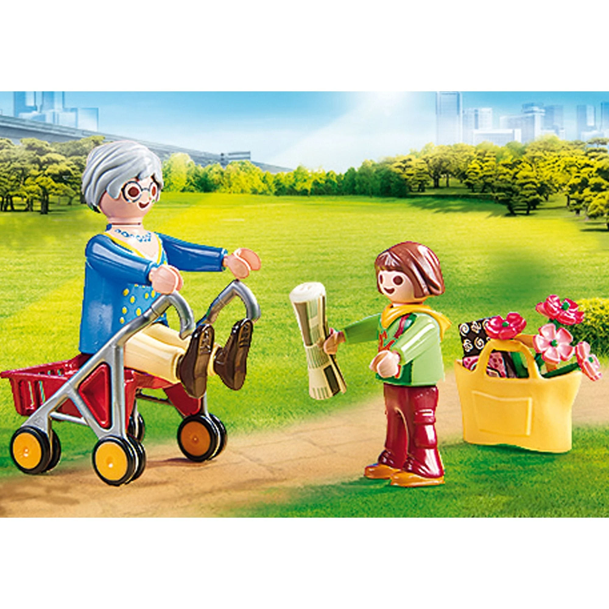 Playmobil Grandmother with Child - Image 4