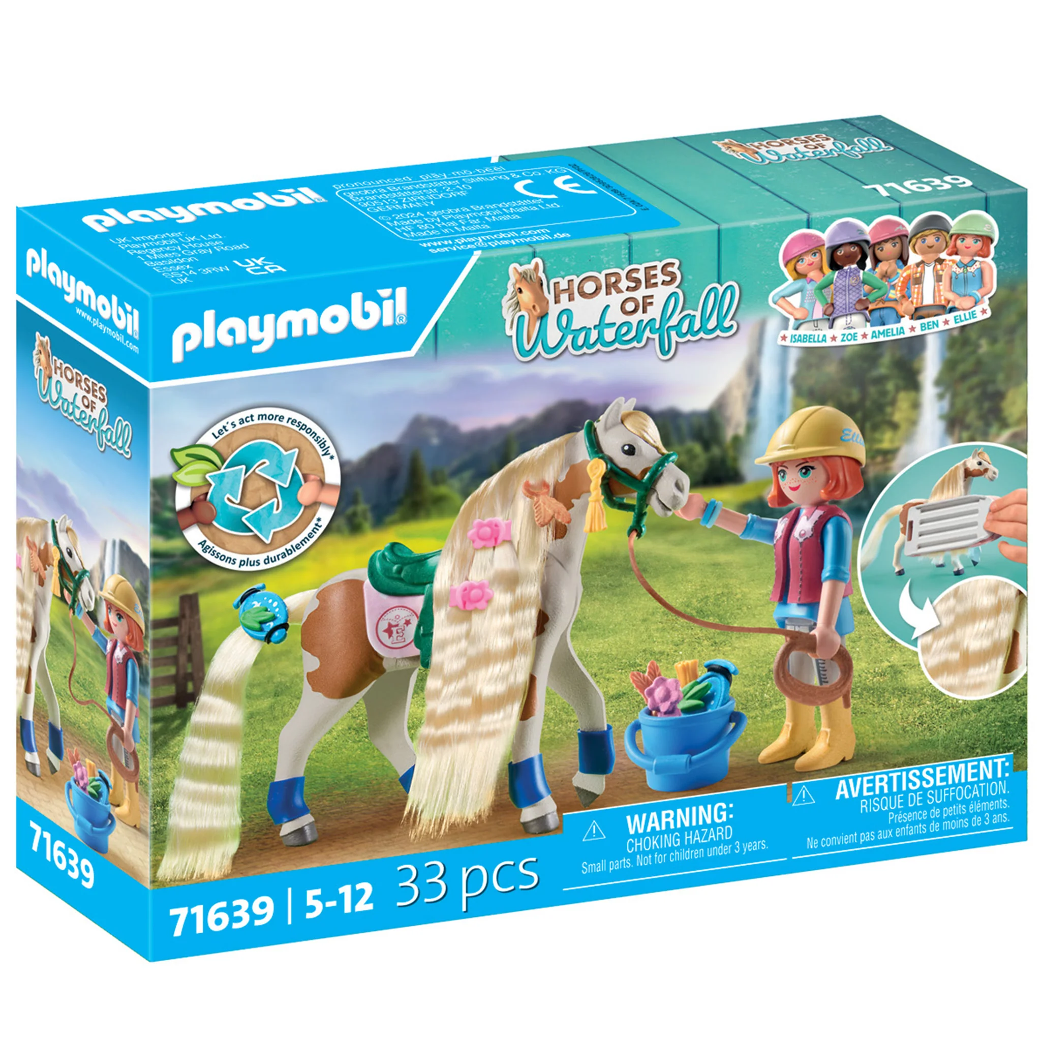 Playmobil Horse with hair & Ellie