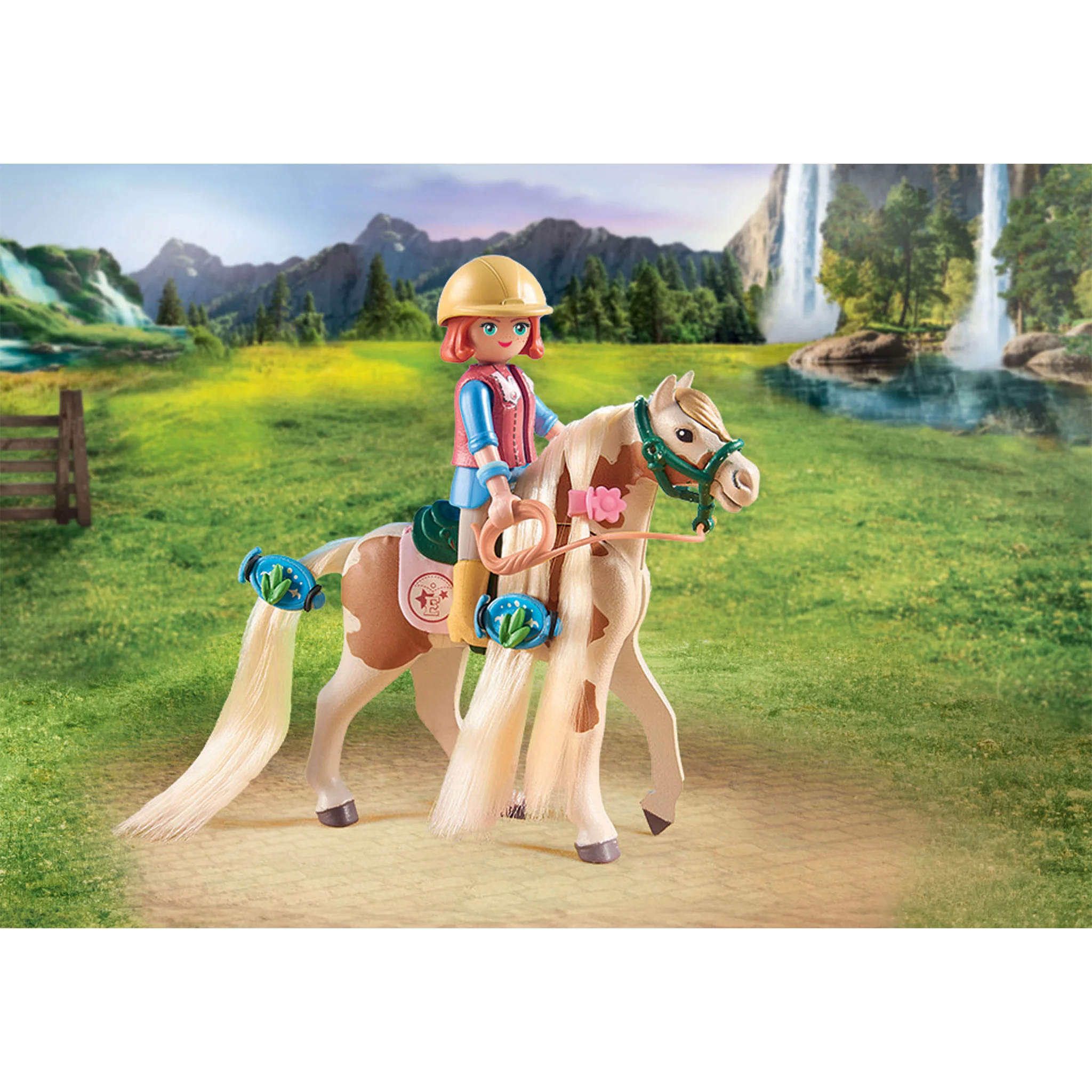 Playmobil Horse with hair & Ellie - Image 3