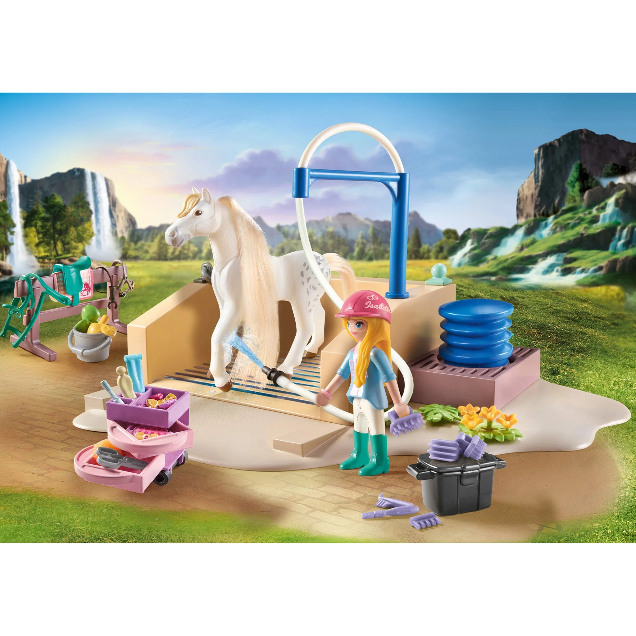 Playmobil Isabella & Lioness with Washing Area - Pre Sale - Image 2