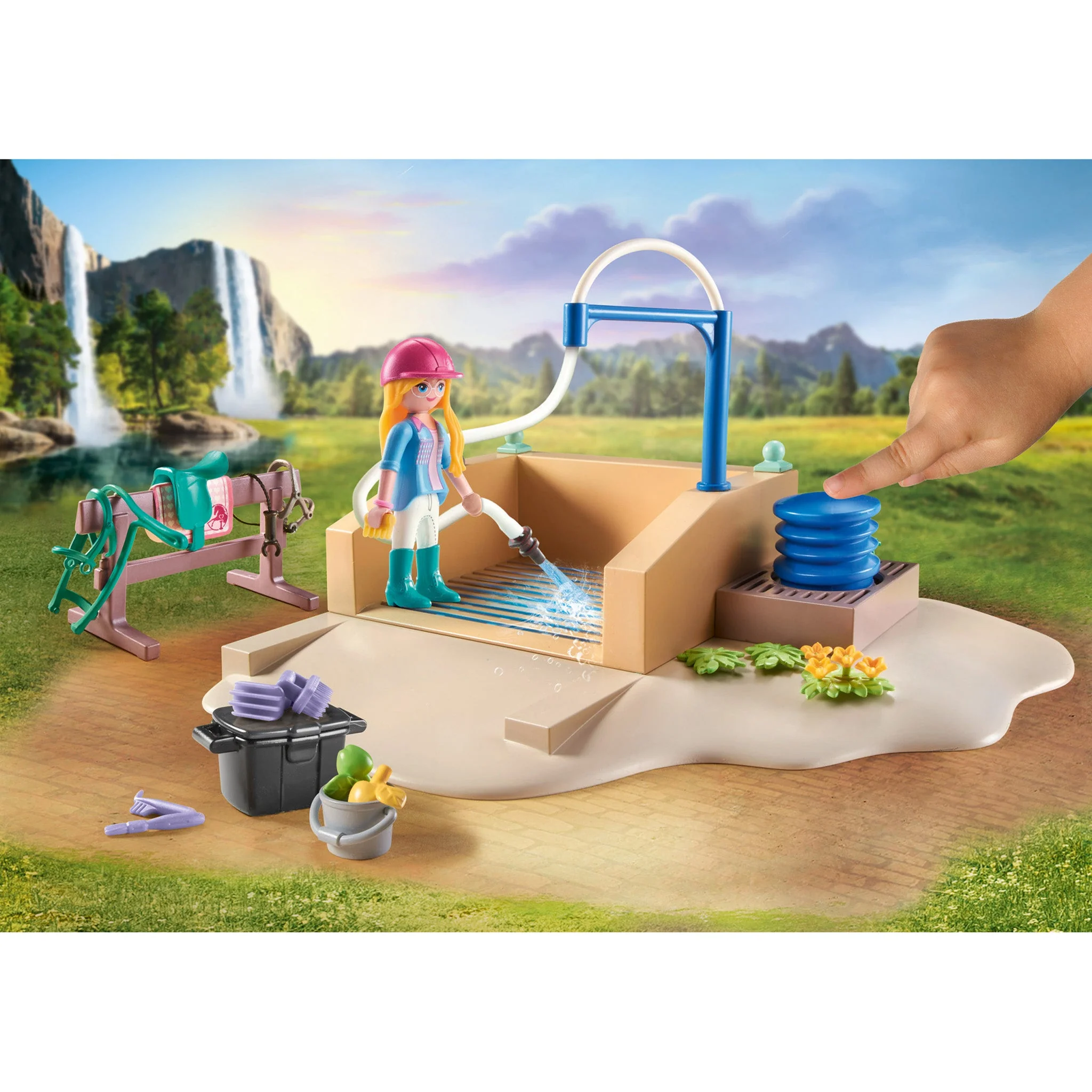 Playmobil Isabella & Lioness with Washing Area - Pre Sale - Image 4