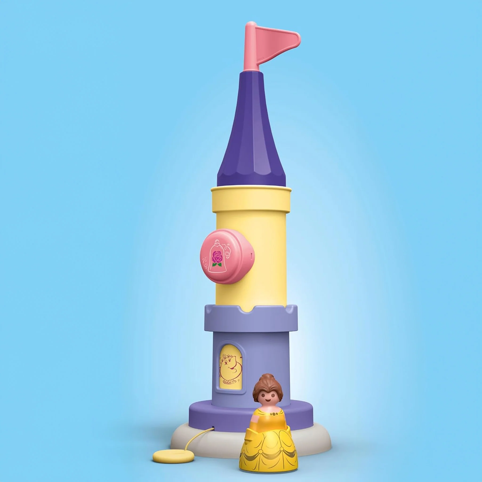 Playmobil Junior & Disney: Belle's Play Tower with Sound - Image 7