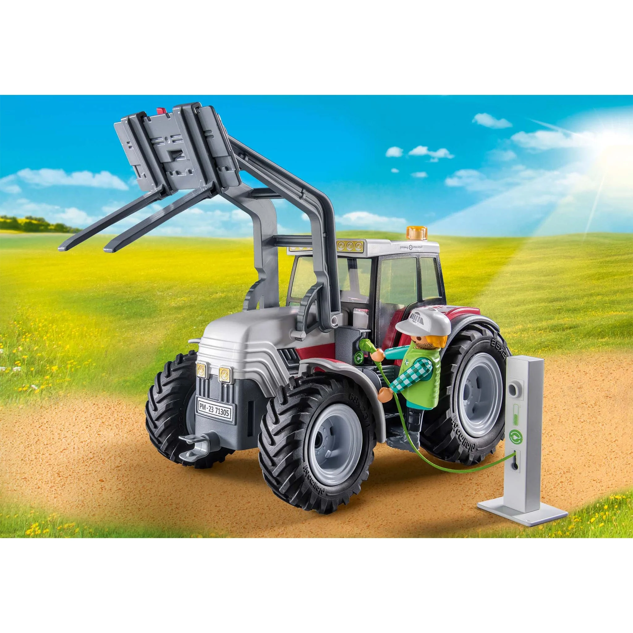 Playmobil Large Tractor with Accessories - Pre Sale - Image 3