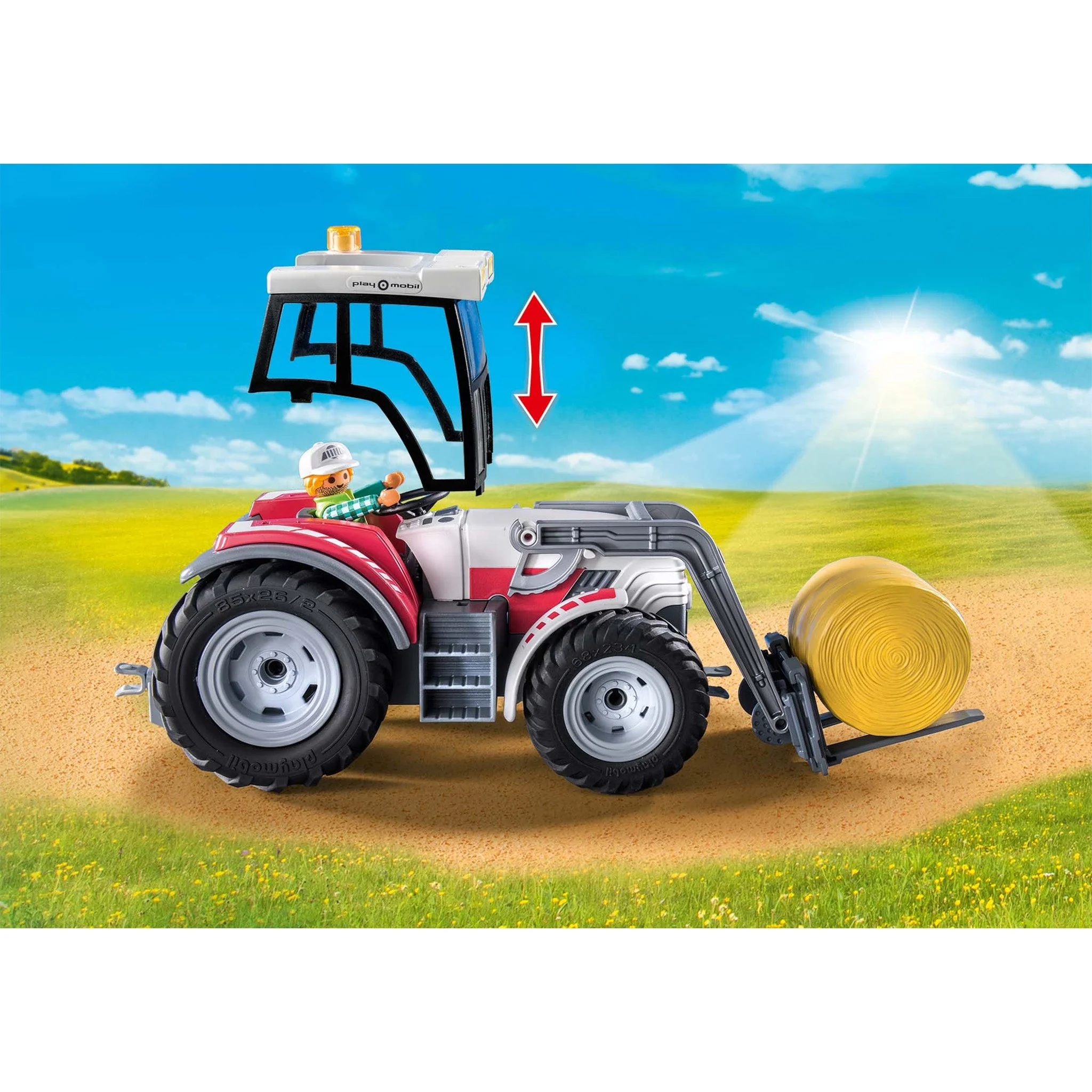 Playmobil Large Tractor with Accessories - Pre Sale - Image 4
