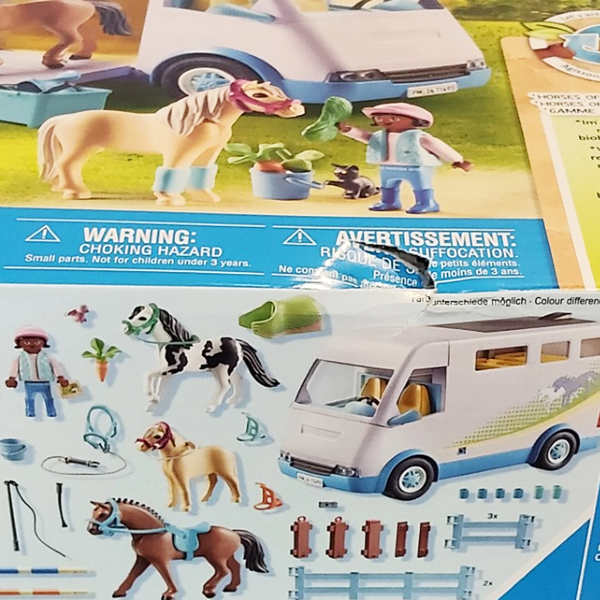 Playmobil Mobile Horse Riding School - Damaged Box - Image 3