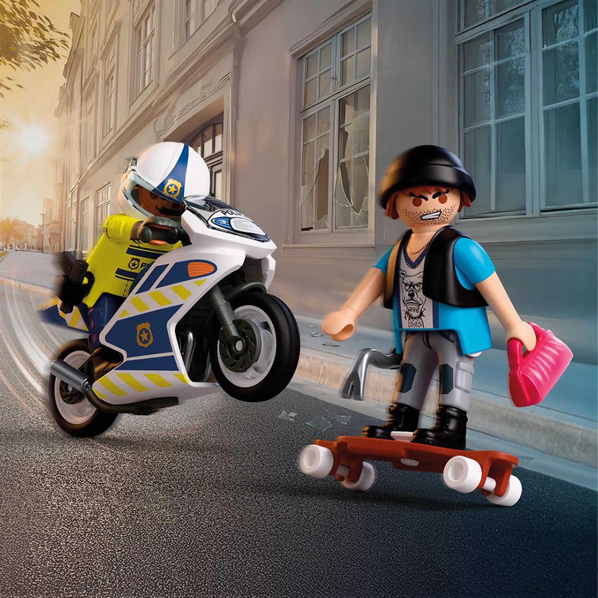 Playmobil Motorcycle Chase - Image 5