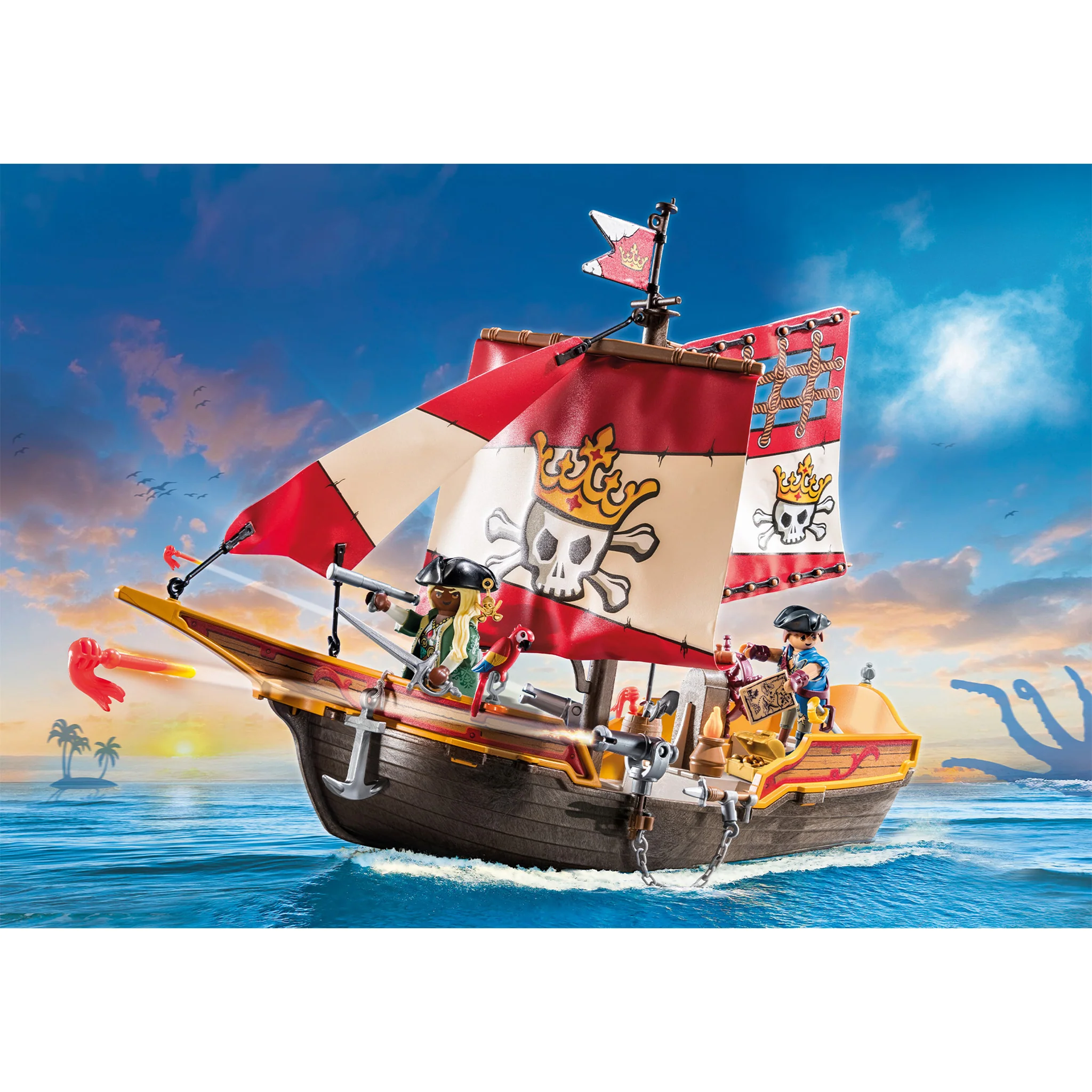 Playmobil Pirate Ship - Damaged Box - Image 2