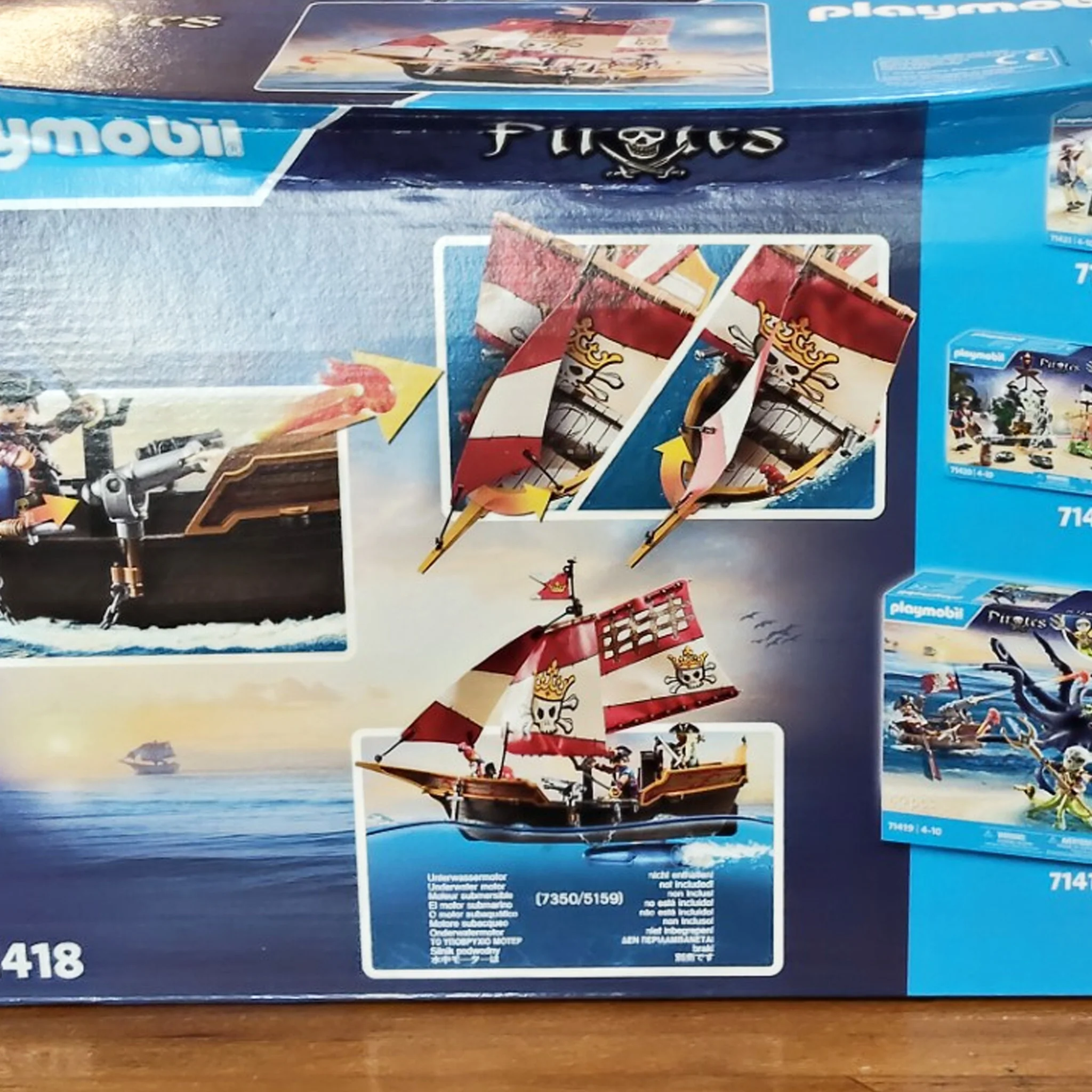 Playmobil Pirate Ship - Damaged Box - Image 3