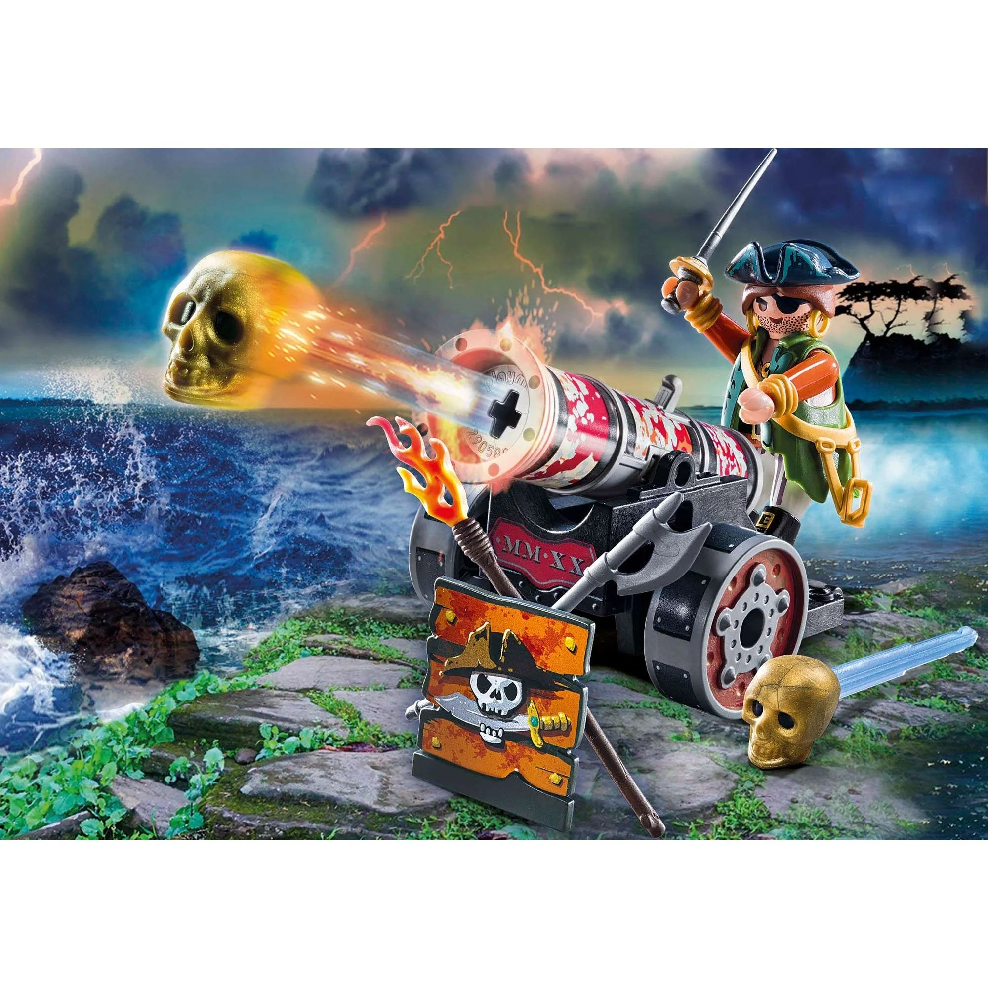 Playmobil Pirate with Cannon - Image 3