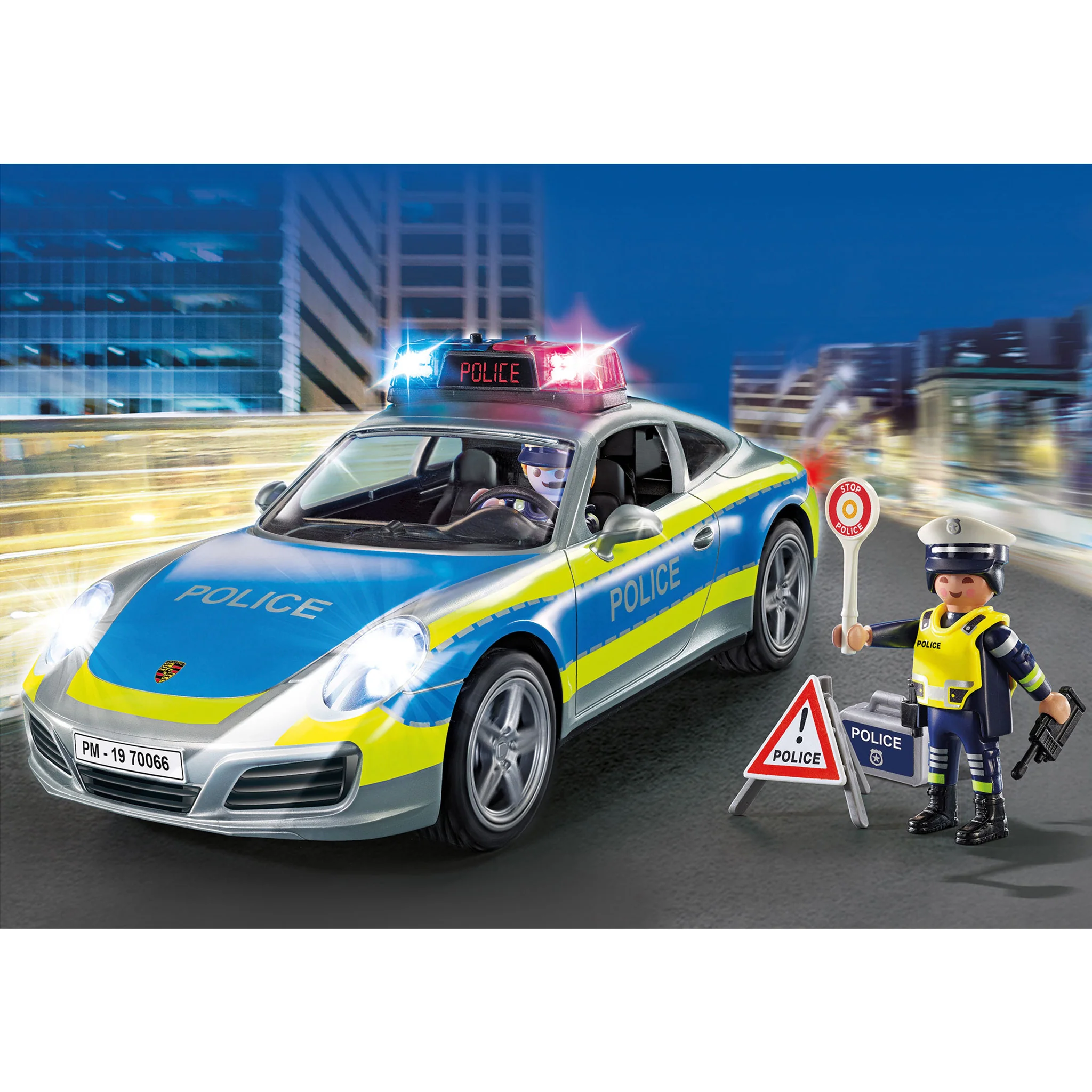 Playmobil Porsche 911 Carrera 4S Police - Image 2