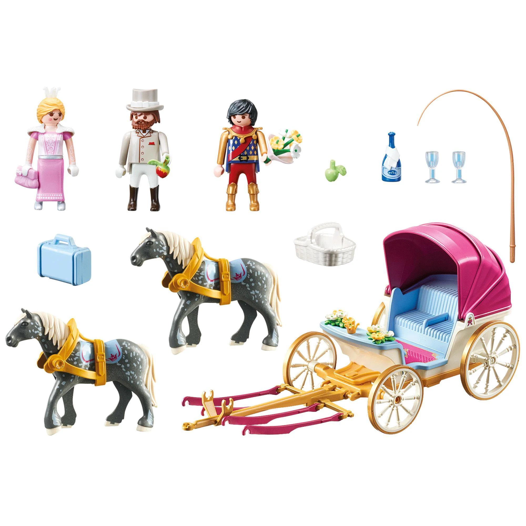 Playmobil Princess Horse-Drawn Carriage - Image 2