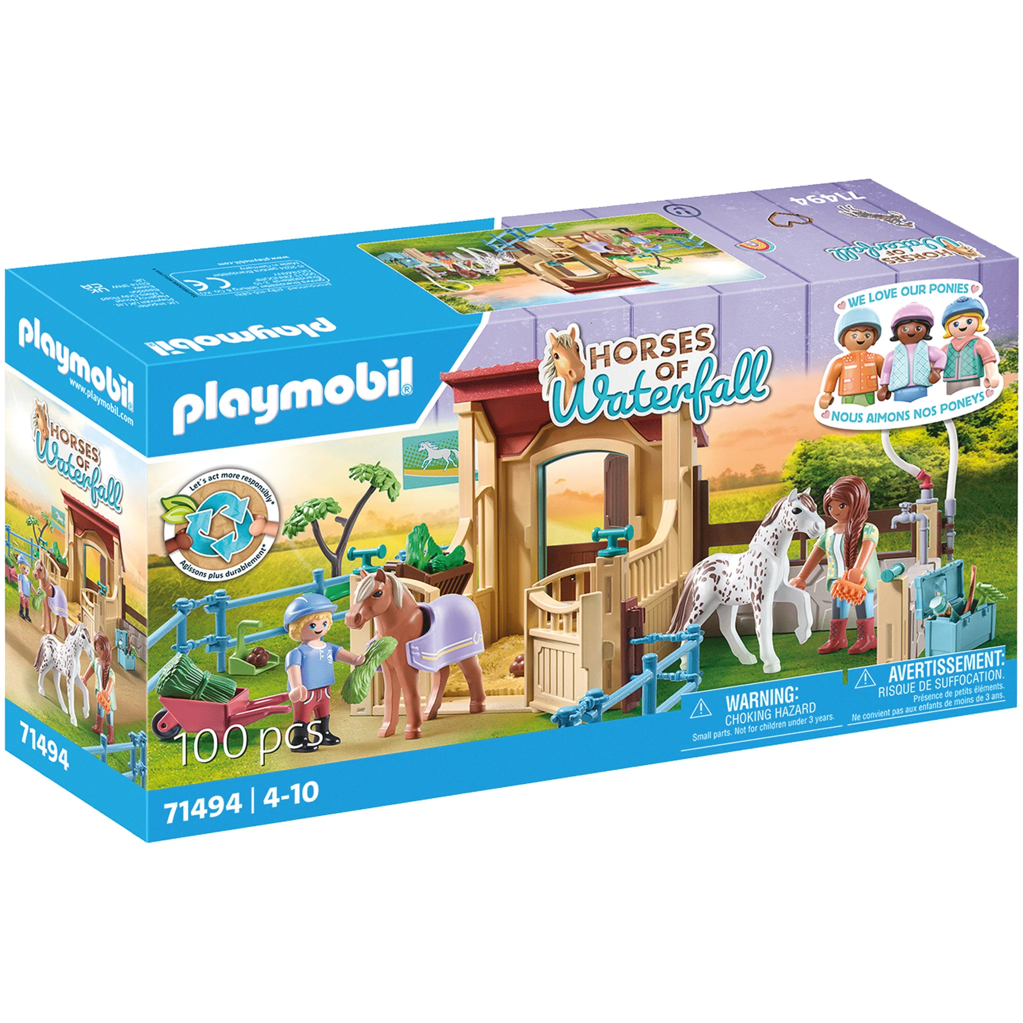 Playmobil Riding Stable - Damaged Box