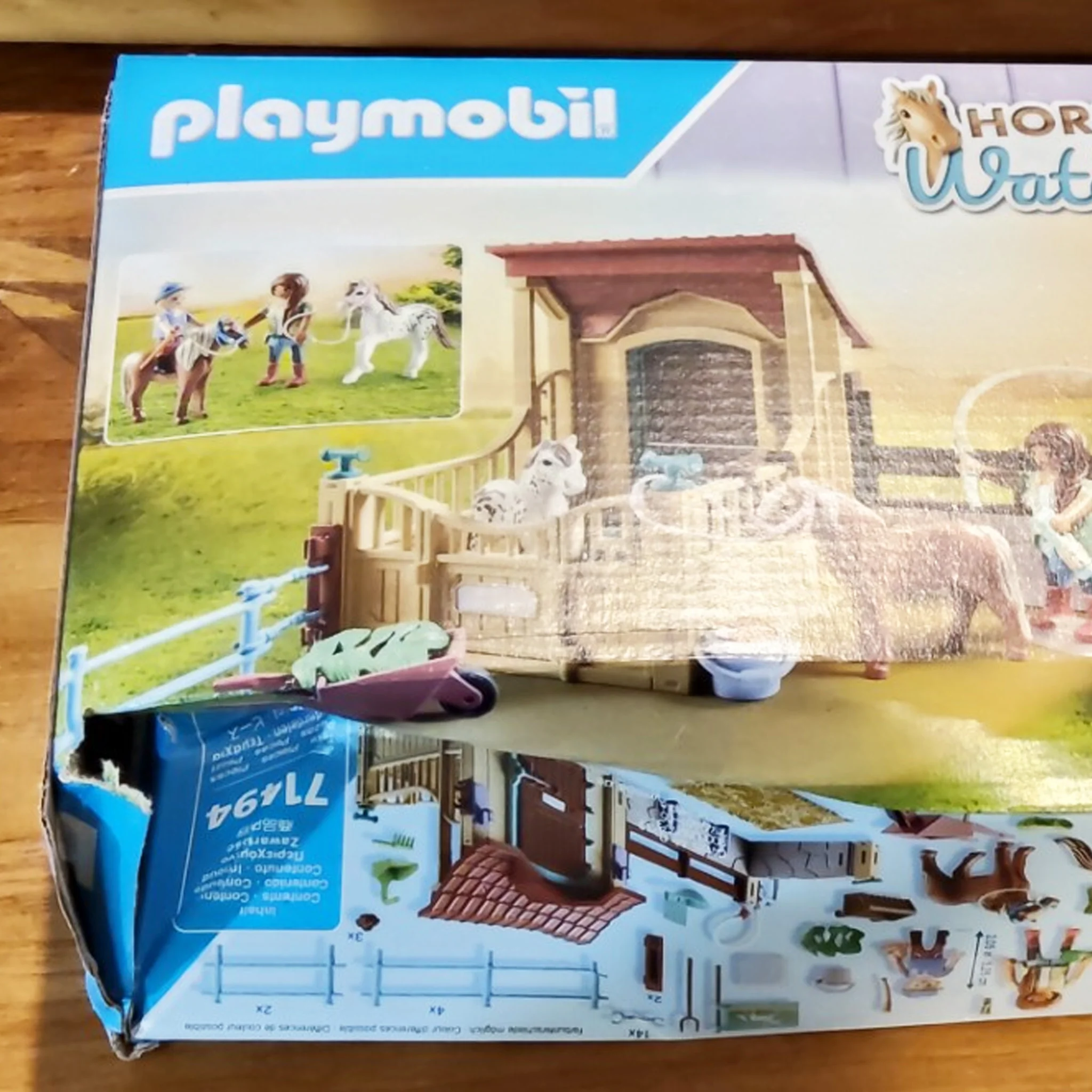Playmobil Riding Stable - Damaged Box - Image 2