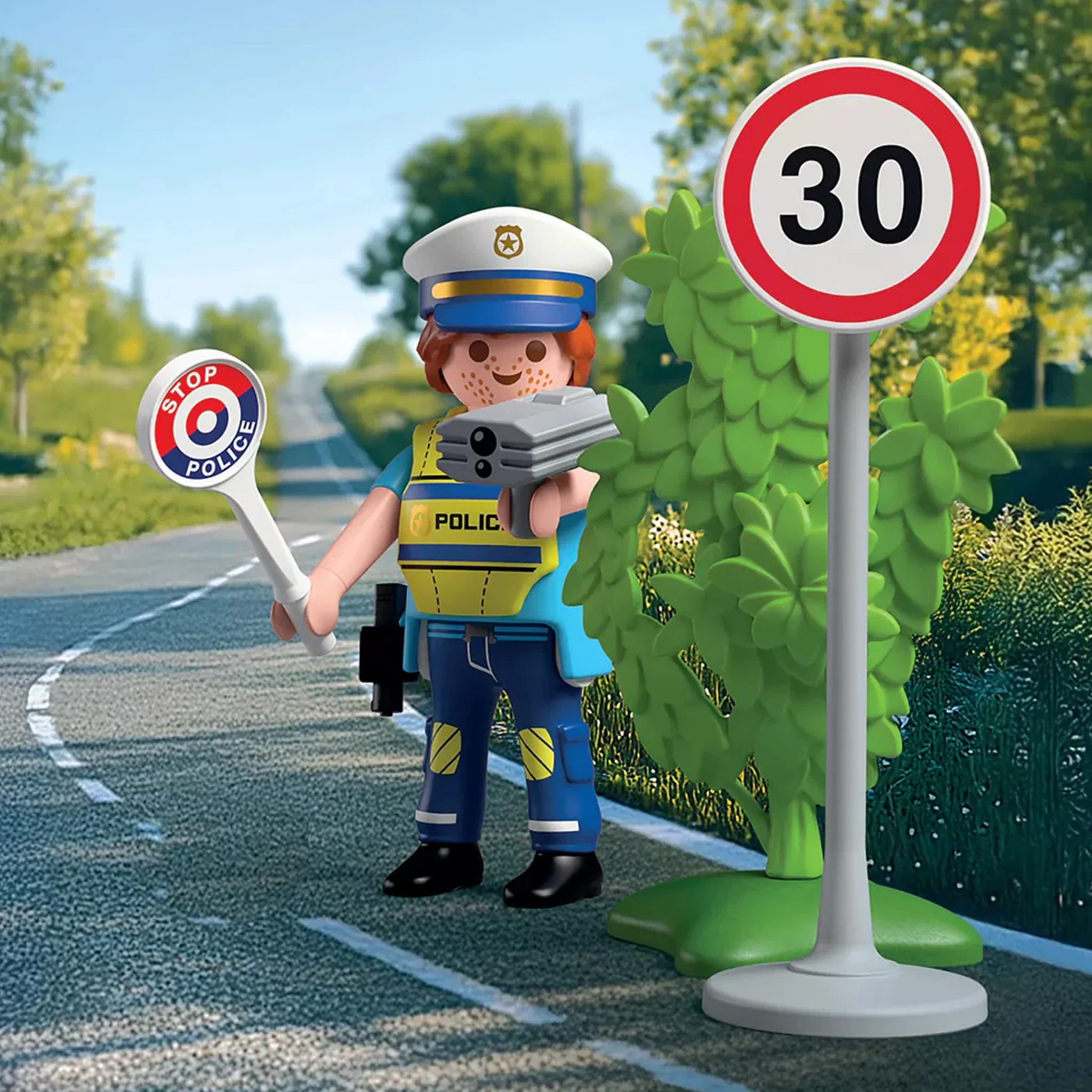 Playmobil Special Plus Police Officer with Speed Detector - Image 4