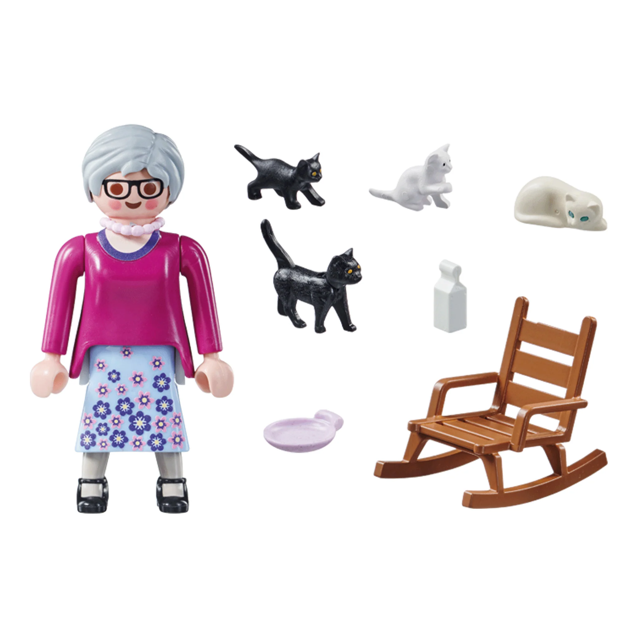 Playmobil Special Plus Woman with Cats - Image 2