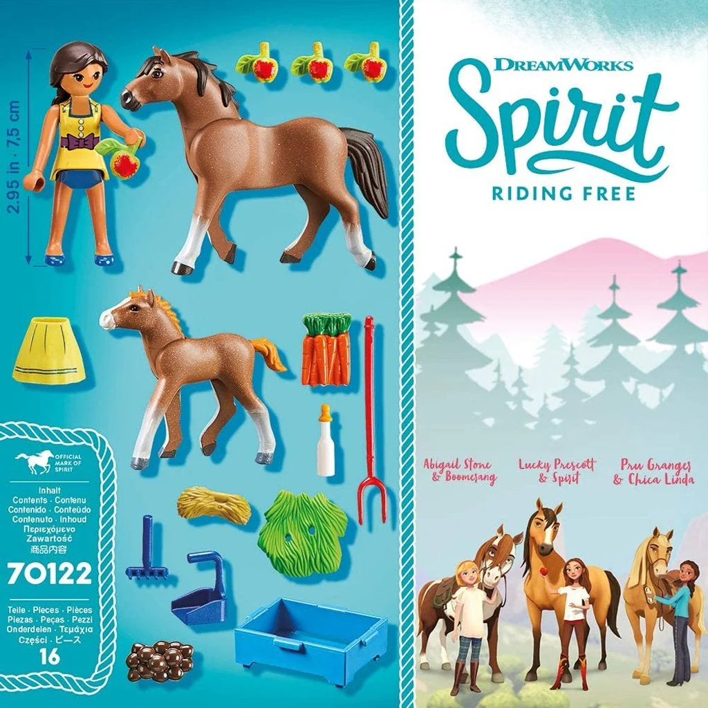 Playmobil Spirit Riding Free Pru with Horse & Foal - Image 3
