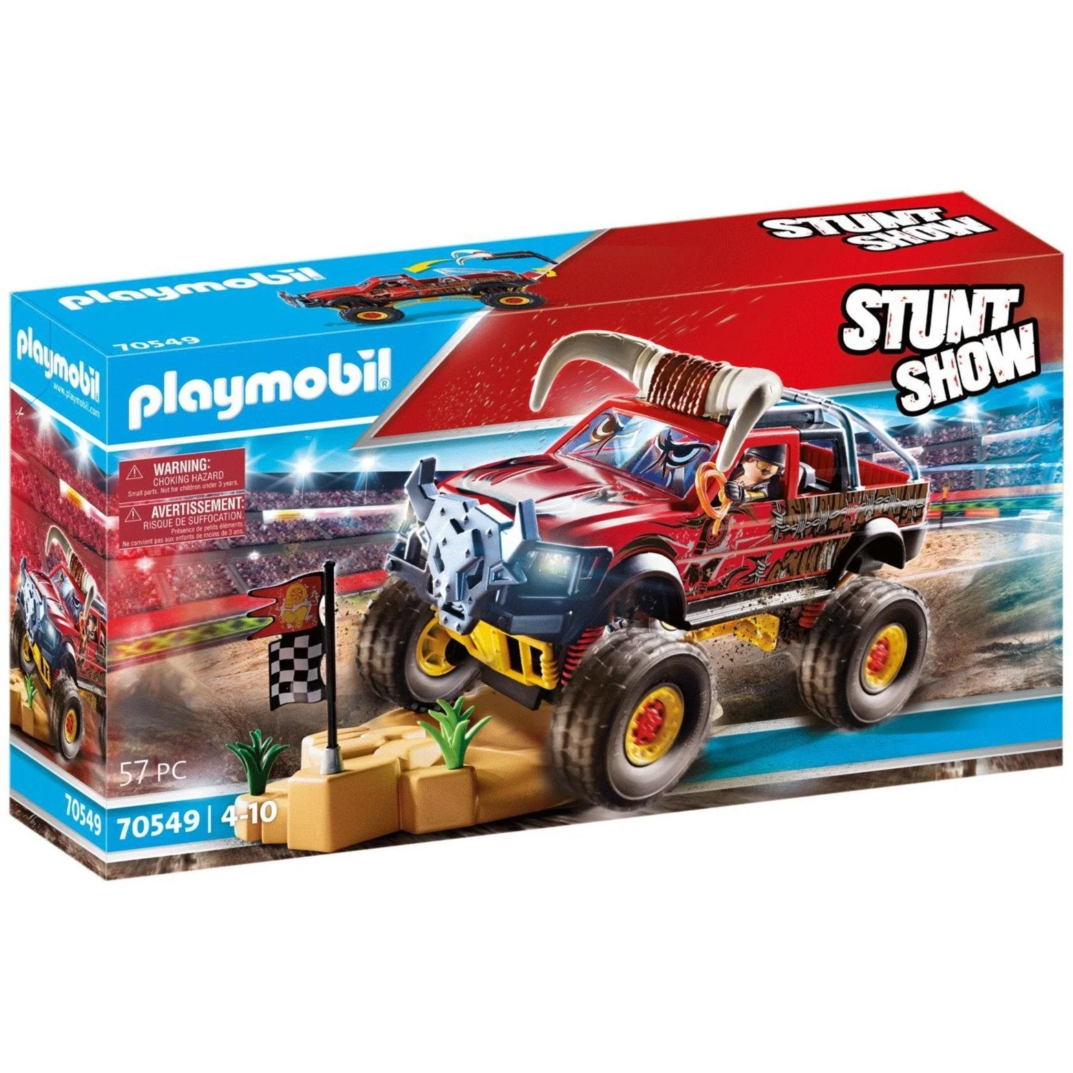 Playmobil Stunt Show Bull Monster Truck