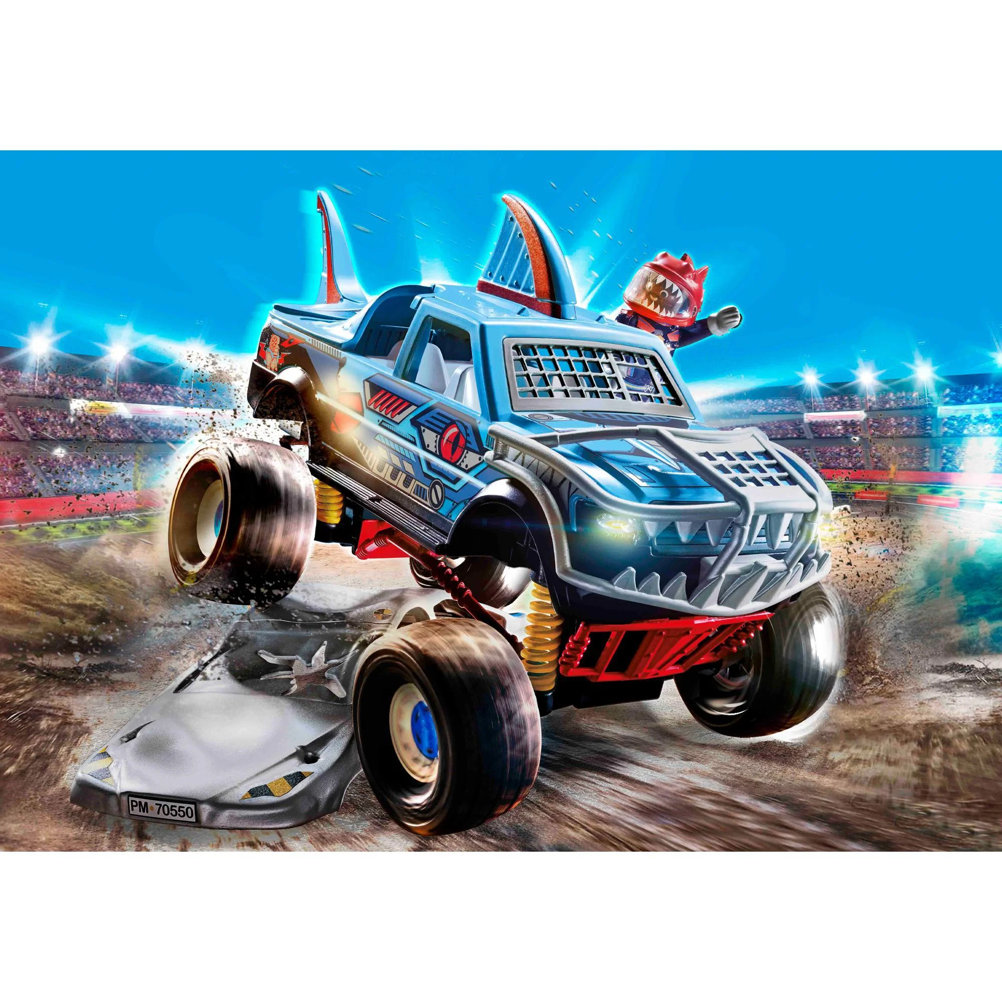 Playmobil Stunt Show Shark Monster Truck - Image 3