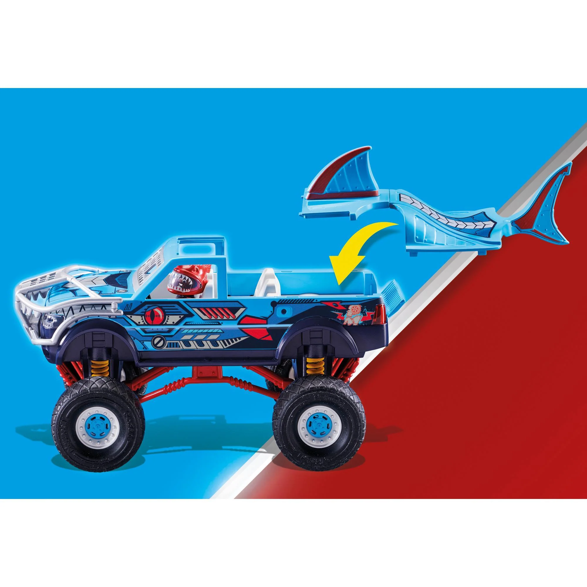 Playmobil Stunt Show Shark Monster Truck - Image 6