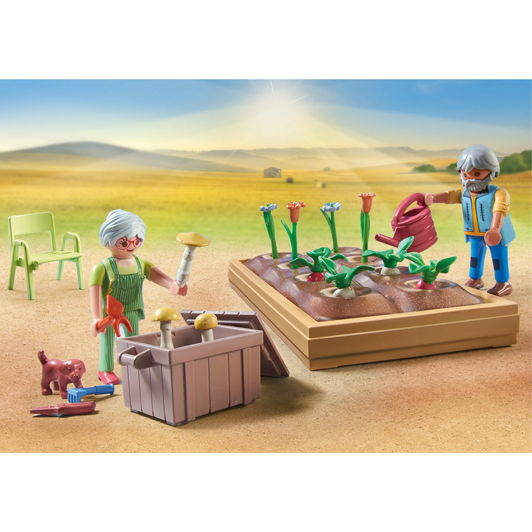Playmobil Vegetable Garden with Grandparents - Pre Sale - Image 3
