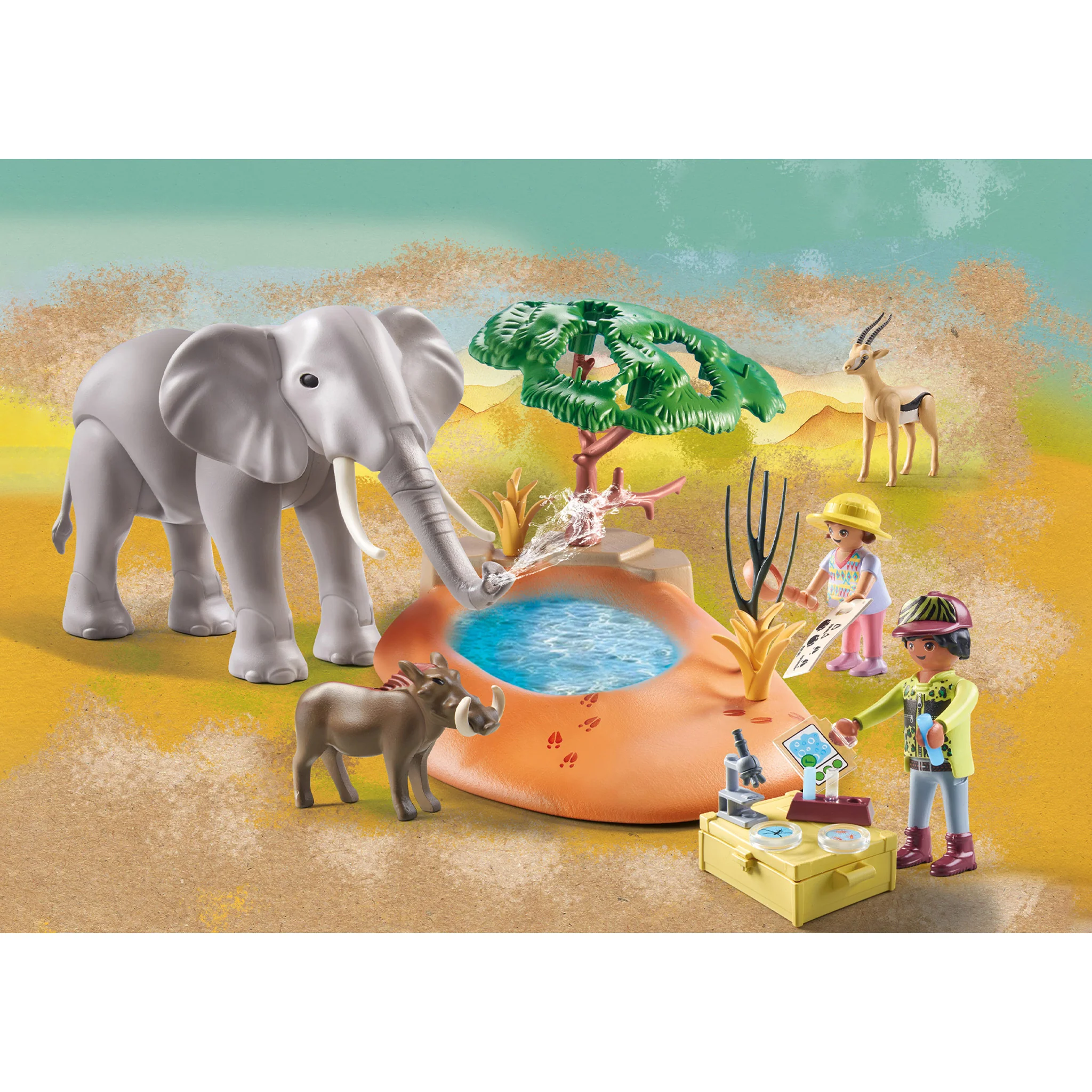Playmobil Wiltopia: Elephant at the Water Hole - Image 2