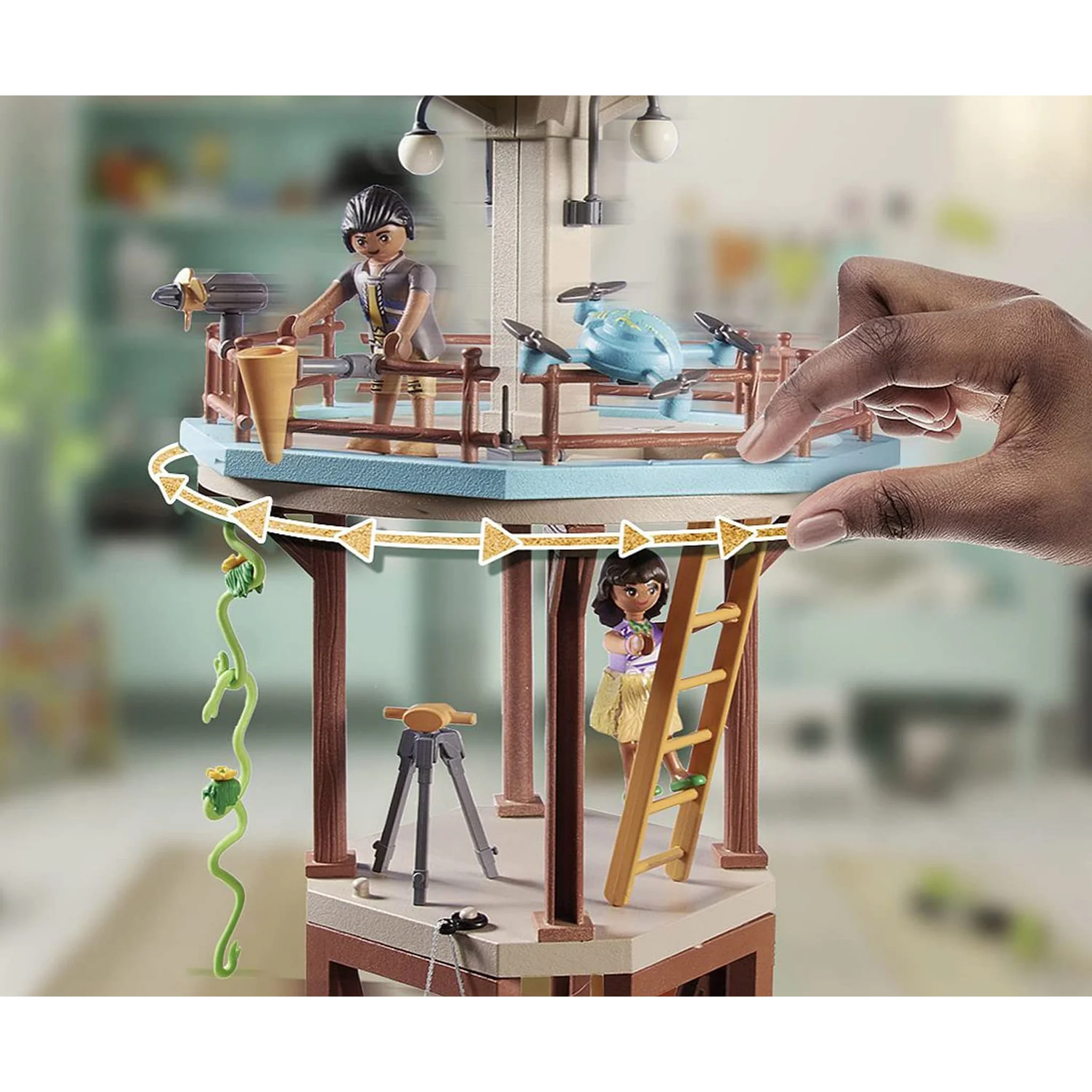 Playmobil Wiltopia: Research Tower with Compass - Image 7