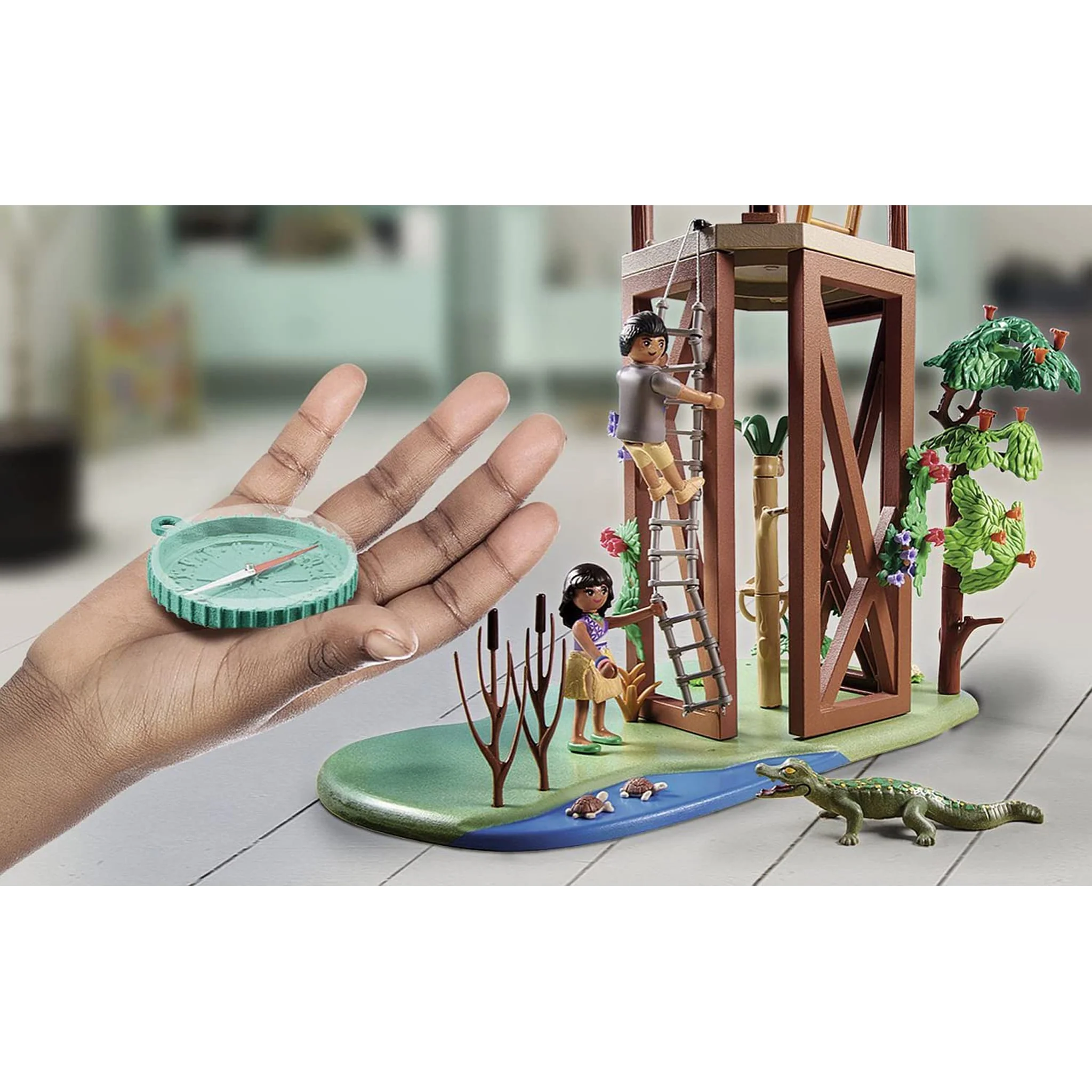 Playmobil Wiltopia: Research Tower with Compass - Image 8