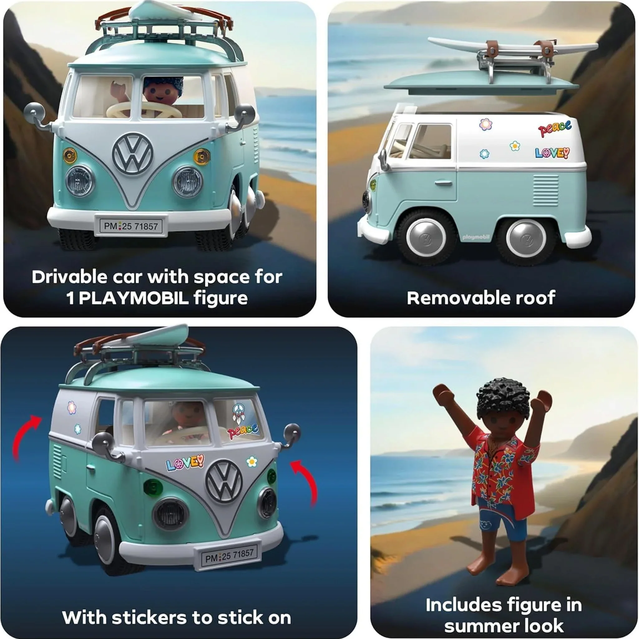 Playmobil X Volkswagen T1 Camper - Image 5