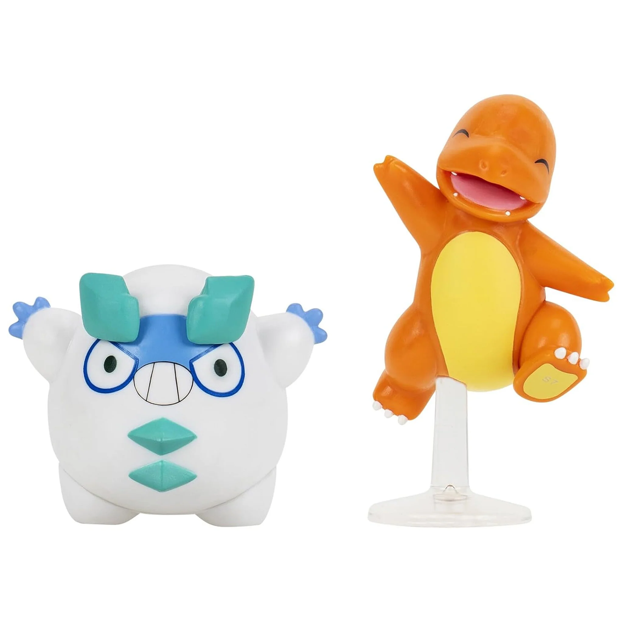 Pokemon Battle Figure - Galarian Darumaka & Charmander - Image 2
